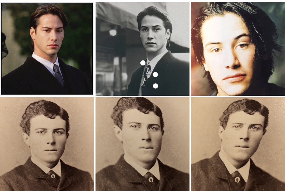 VTG Cabinet Card PHOTOGRAPH Young man Brooklyn NY Immortal Keanu Reeves ? Duryea