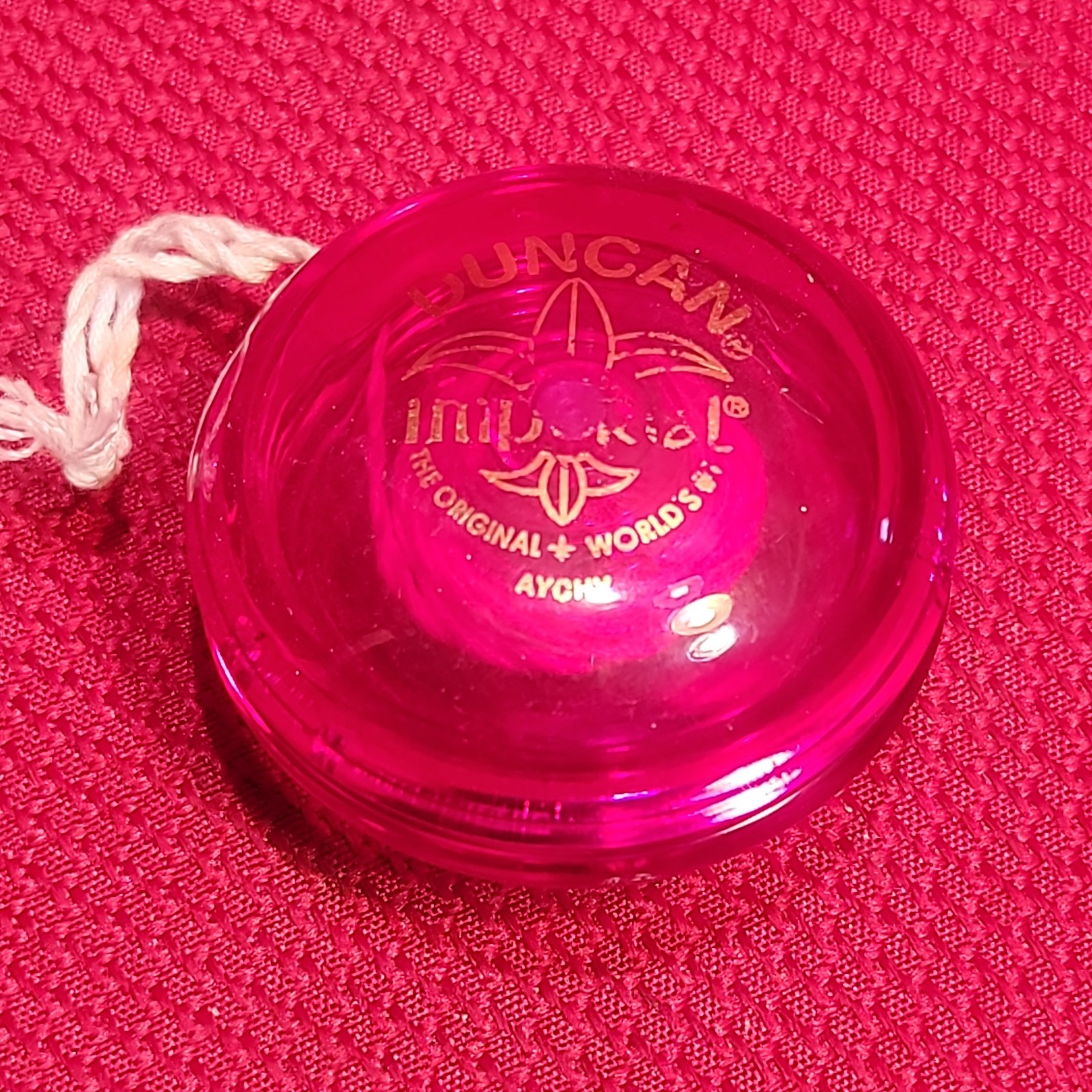 DUNCAN IMPERIAL YO-YO purple pink Tooth Repair Miracle reboot seed VTG
