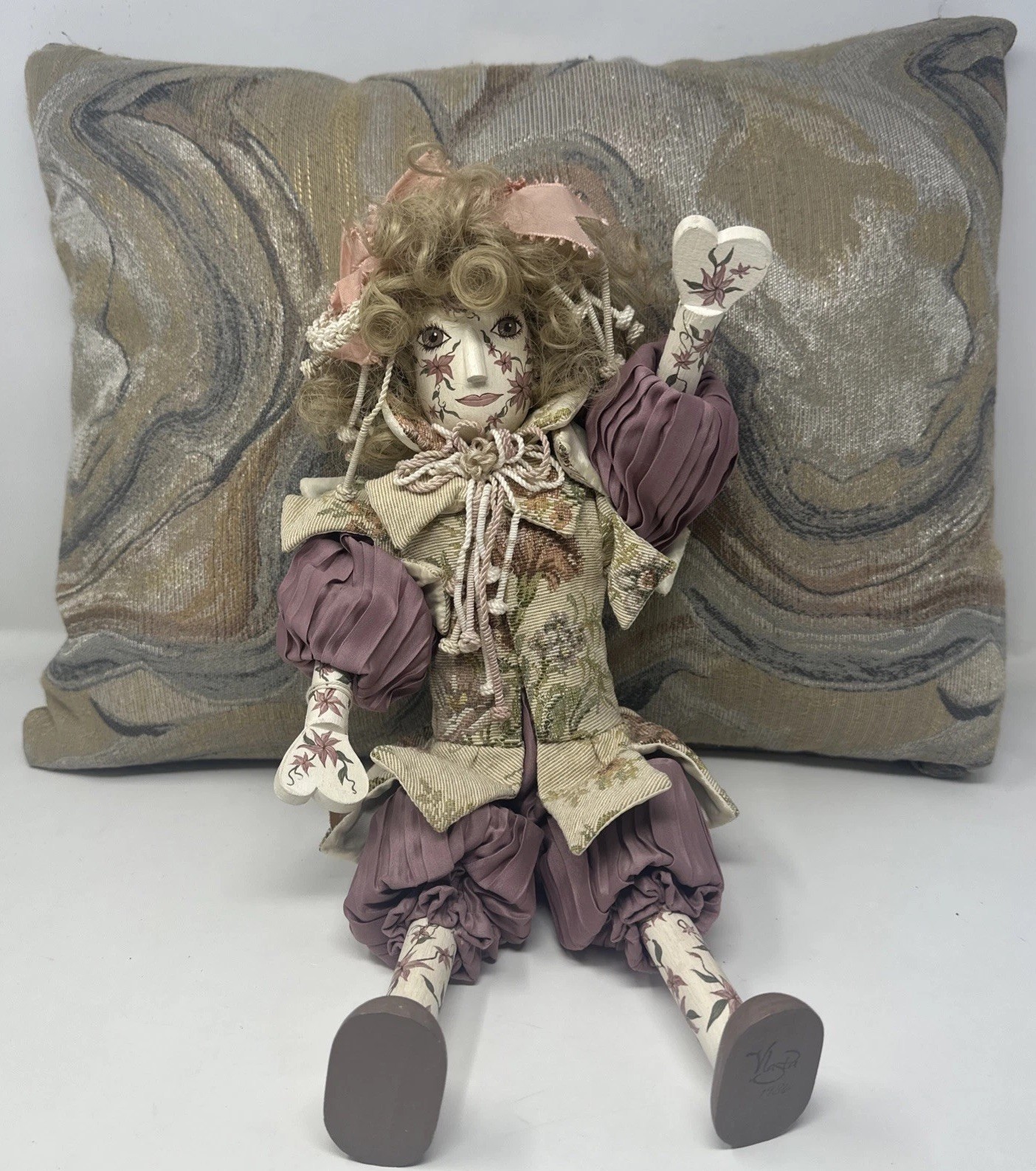 Vlasta Art Doll Pat Thompson 1986 Signed 18