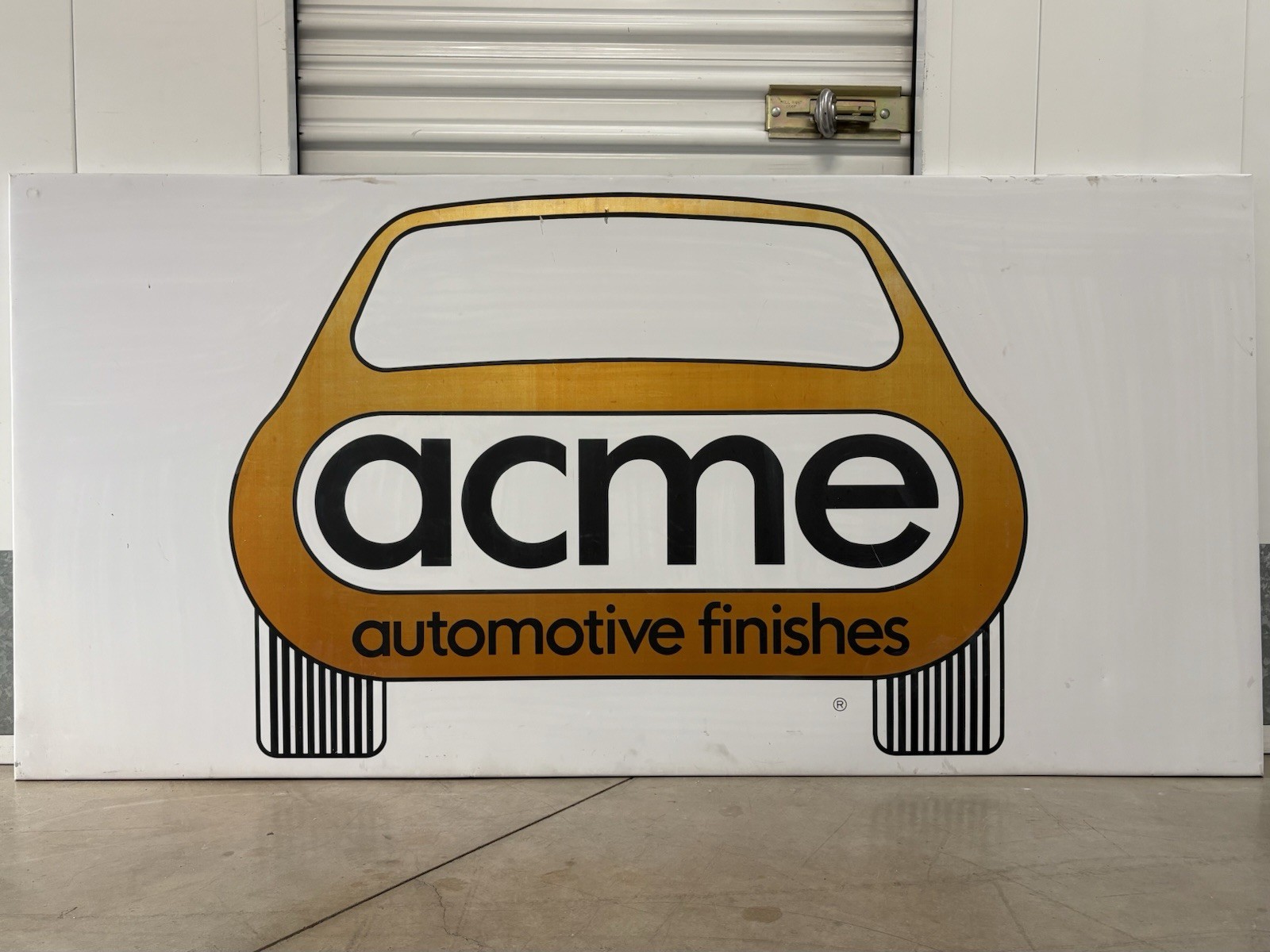 🔥 Very RARE Vintage 70s American MUSCLE Car ACME Paint AUTOMOTIVE Finishes SIGN 🔥 Very RARE Vintage 70s American MUSCLE Car ACME Paint AUTOMOTIVE Finishes SIGN