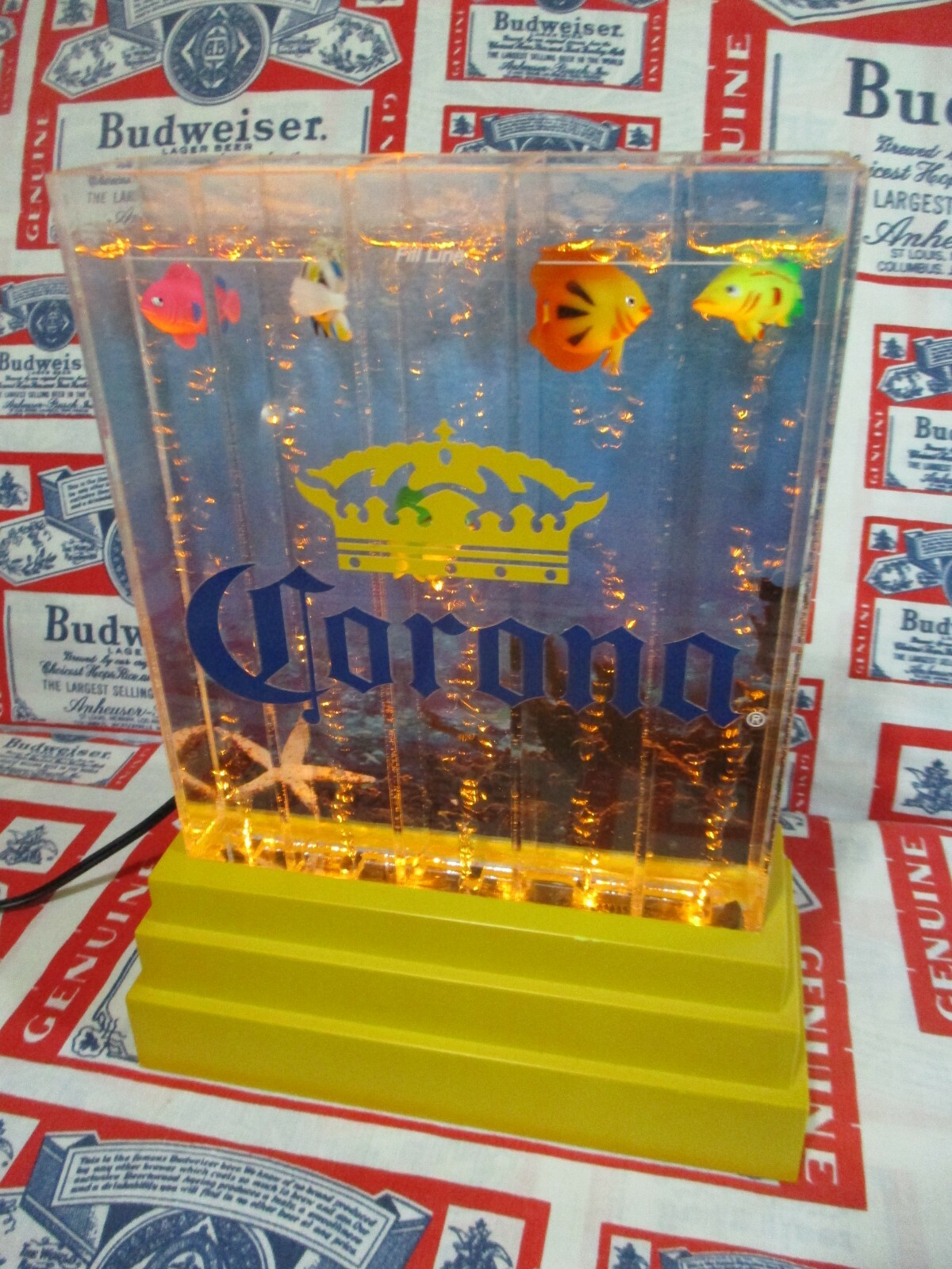R🐠A🐡R🐟E NEW VTG 2004 CORONA BEER HOAX LIE FISH TANK MOTION LED BAR LIGHT SIGN R🐠A🐡R🐟E NEW VTG 2004 CORONA BEER HOAX LIE FISH TANK MOTION LED BAR LIGHT SIGN