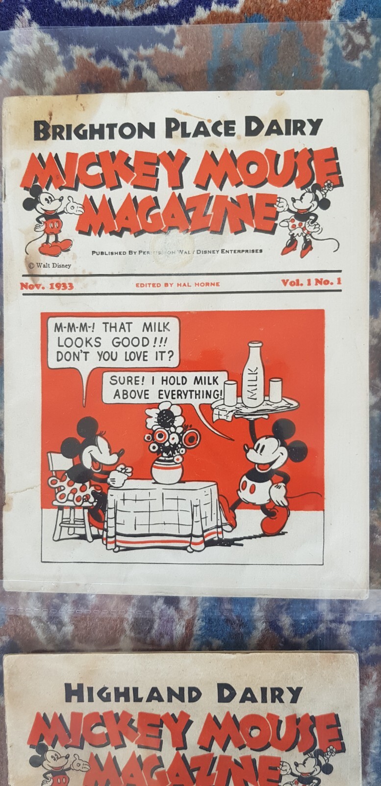 13 Magazines, Mickey Mouse Magazine giveaway, promotet 1933, 1934, 1935 13 Magazines, Mickey Mouse Magazine giveaway, promotet 1933, 1934, 1935