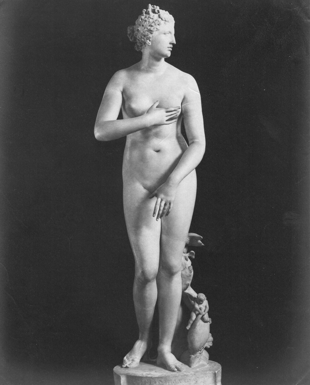 Vintage Photograph - Giacomo Brogi - Venus de Medicis - Florence c 1880 Vintage Photograph - Giacomo Brogi - Venus de Medicis - Florence c 1880