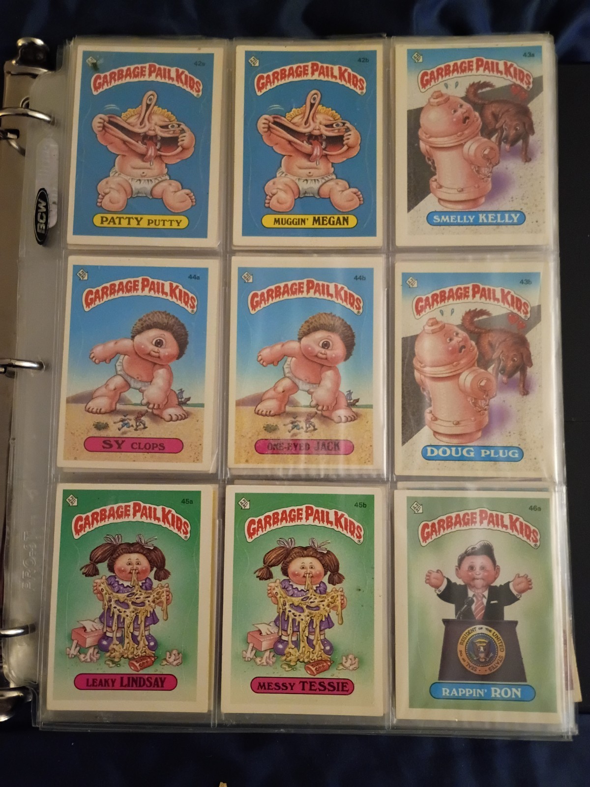 1985 Topps Garbage Pail Kids Set of Nine Original Series 1 and 2 1985 Topps Garbage Pail Kids Set of Nine Original Series 1 and 2