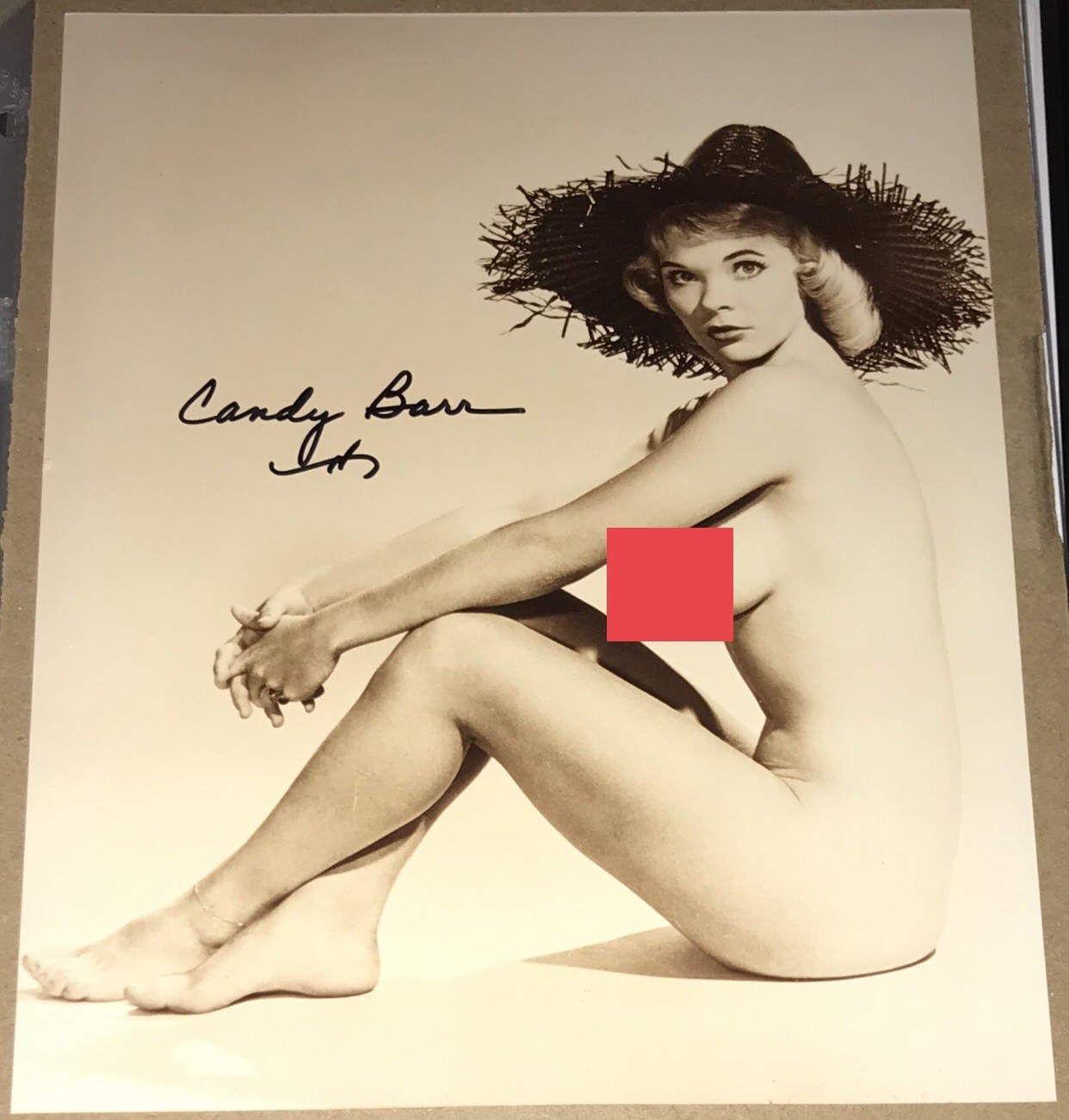 RARE Candy Barr Signed Photo JFK Assassination Colony Club Jack Ruby Burlesque RARE Candy Barr Signed Photo JFK Assassination Colony Club Jack Ruby Burlesque