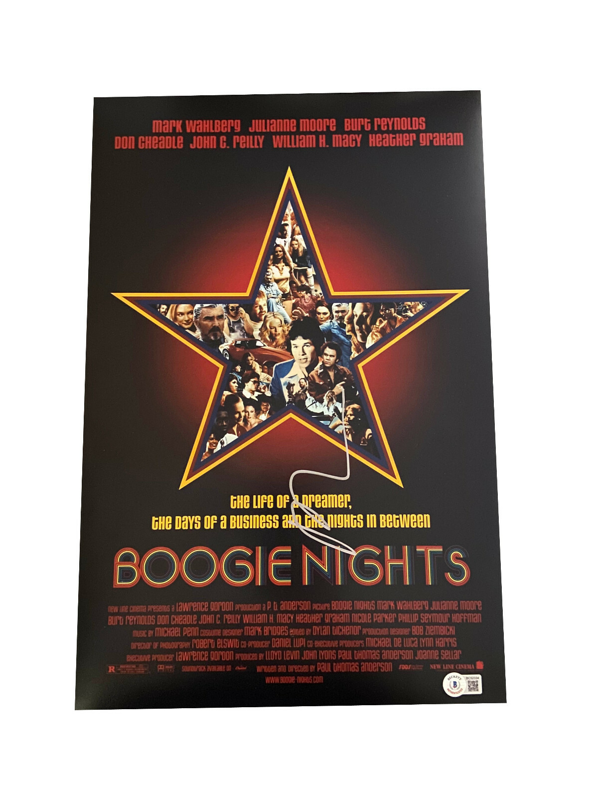 PAUL THOMAS ANDERSON SIGNED AUTOGRAPH 12X18 BOOGIE NIGHTS PHOTO BECKETT BAS PAUL THOMAS ANDERSON SIGNED AUTOGRAPH 12X18 BOOGIE NIGHTS PHOTO BECKETT BAS