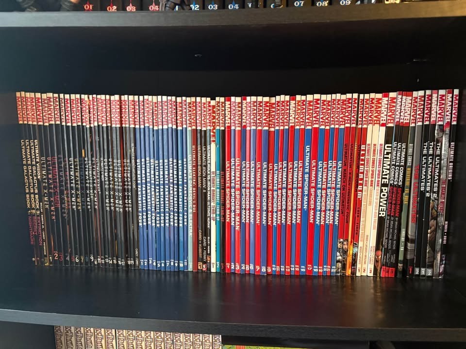 Ultimate Marvel TPB lot, spider-man fantastic four x-men hulk iron man Ultimate Marvel TPB lot, spider-man fantastic four x-men hulk iron man