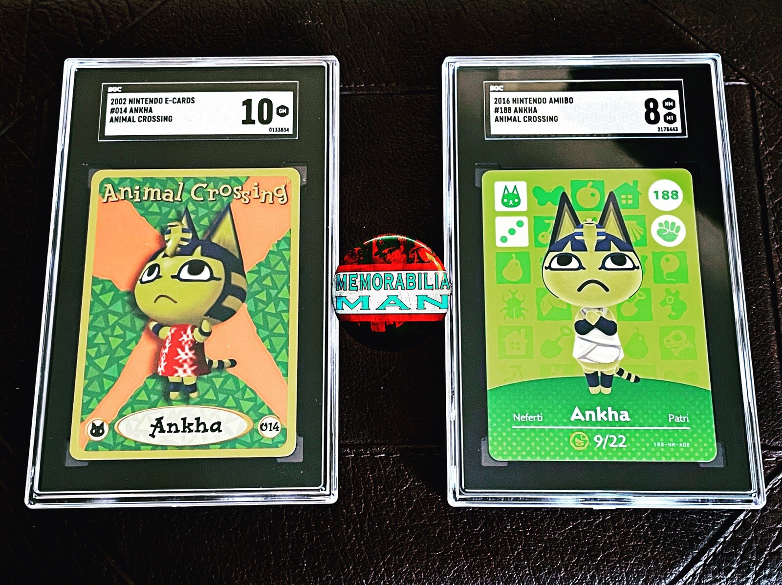 2002 Nintendo E-Card & 2016 Amiibo Ankha 1 of 1 sgc charizard 1st edition
