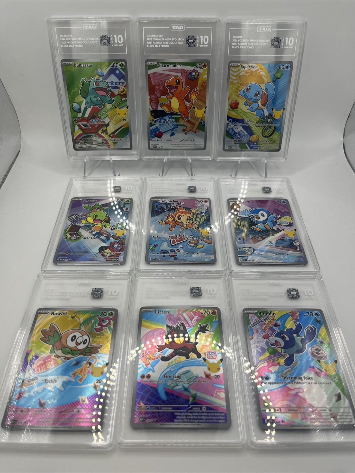 Pokemon First Partners ‼️COMPLETE SET‼️(TAG 10)