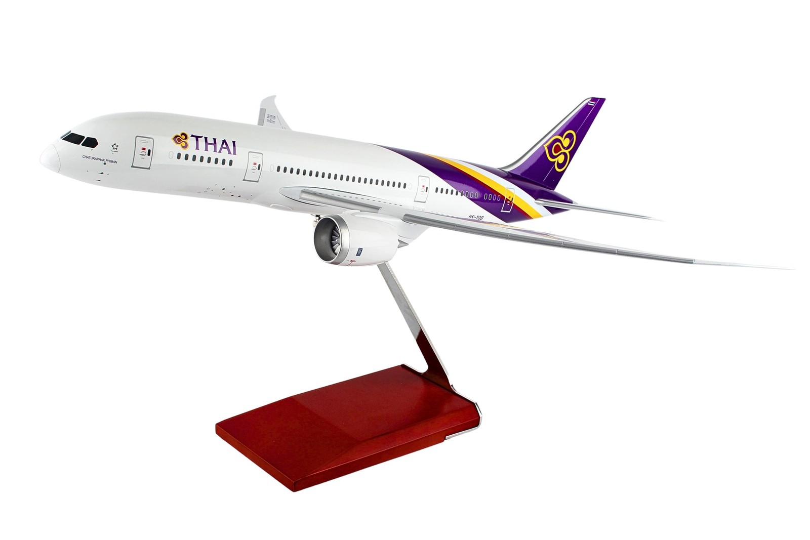 Skymarks SKR8901 Thai Airways Boeing 787-8 Dreamliner Desk 1/100 Model Airplane Skymarks SKR8901 Thai Airways Boeing 787-8 Dreamliner Desk 1/100 Model Airplane