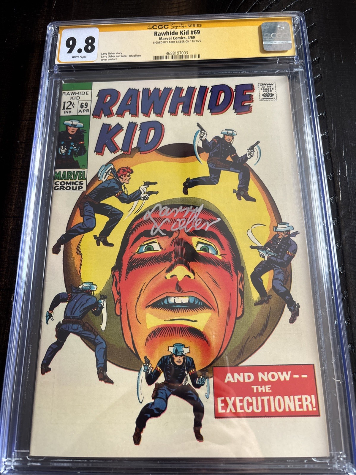 Rawhide Kid 69 Cgc Ss 9.8 White Pgs Larry Lieber 1969 Highest Rawhide Kid 69 Cgc Ss 9.8 White Pgs Larry Lieber 1969 Highest