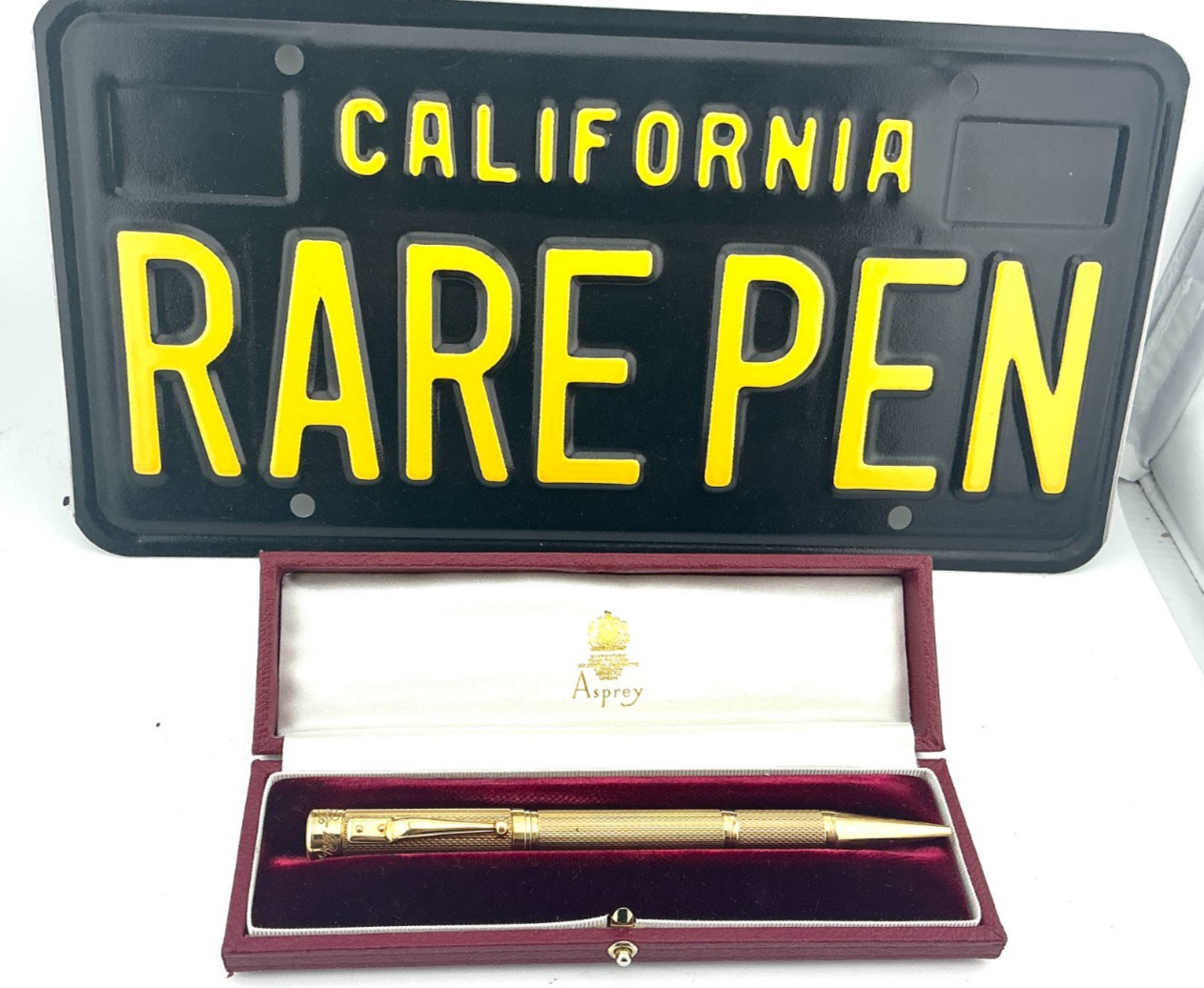 YARD-O-LED For ASPREY Barley 18K SOLID GOLD Fountain Pen Pencil Combo MINTY BOX YARD-O-LED For ASPREY Barley 18K SOLID GOLD Fountain Pen Pencil Combo MINTY BOX