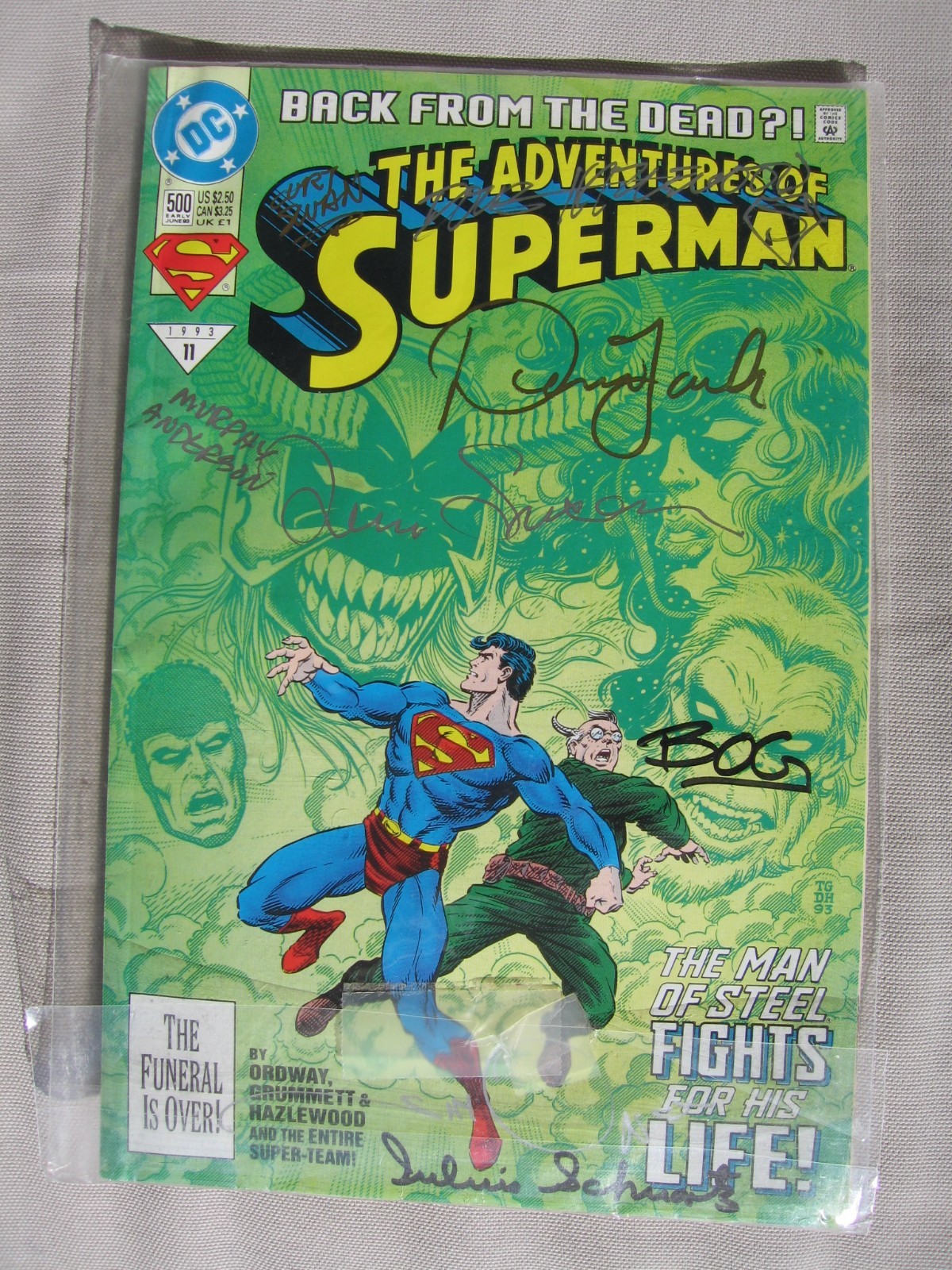DC Superman Comic number 500 of June 93 DC Superman Comic number 500 of June 93