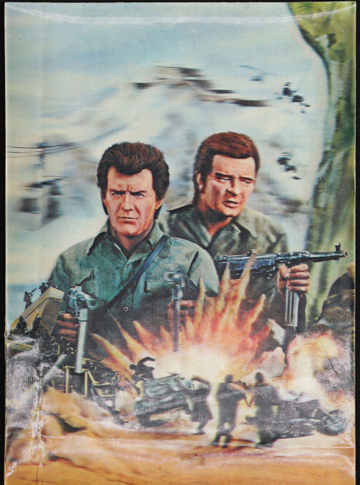1968 Where Eagles Dare Original Movie Post Card Lenticular 4x6 Eastwood Cult War 1968 Where Eagles Dare Original Movie Post Card Lenticular 4x6 Eastwood Cult War