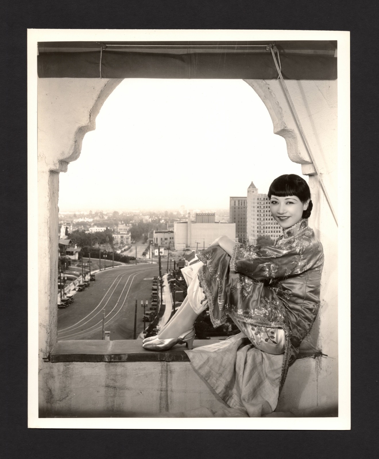 VERY RARE C1931 ICON ANNA MAY WONG HOLLYWOOD APARTMENT VIEW EUGENE RICHEE PHOTO