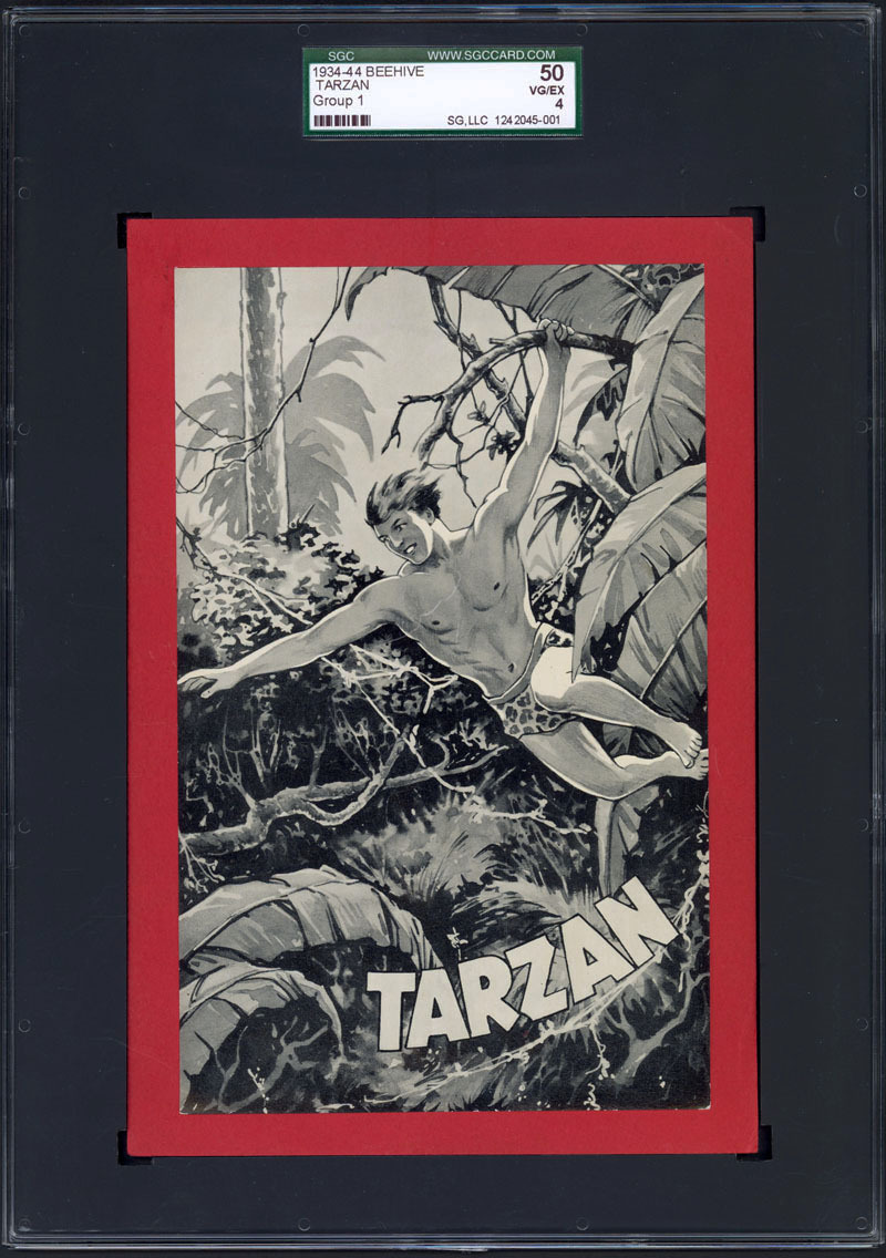 1934-44 Beehive Group 1 Non-Sport - Tarzan SGC 4 - Buster Crabbe portrayal RARE