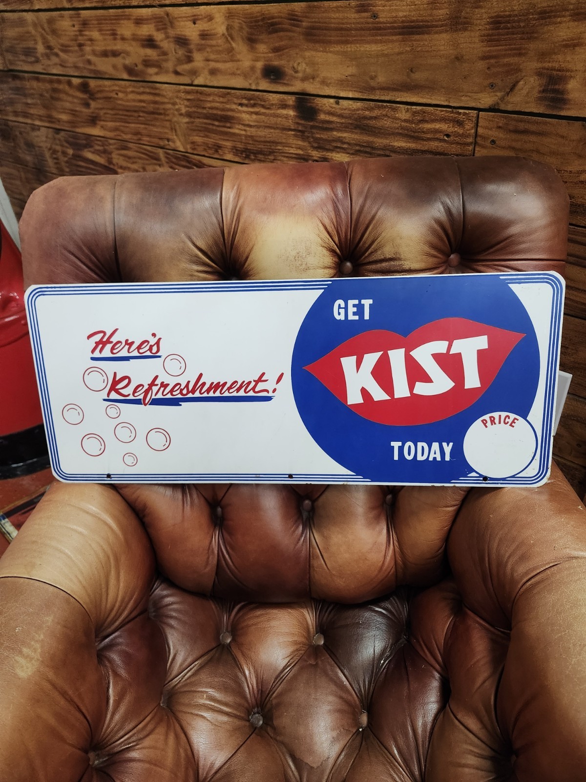 Rare Kist Soda Advertising Sign Rare Kist Soda Advertising Sign