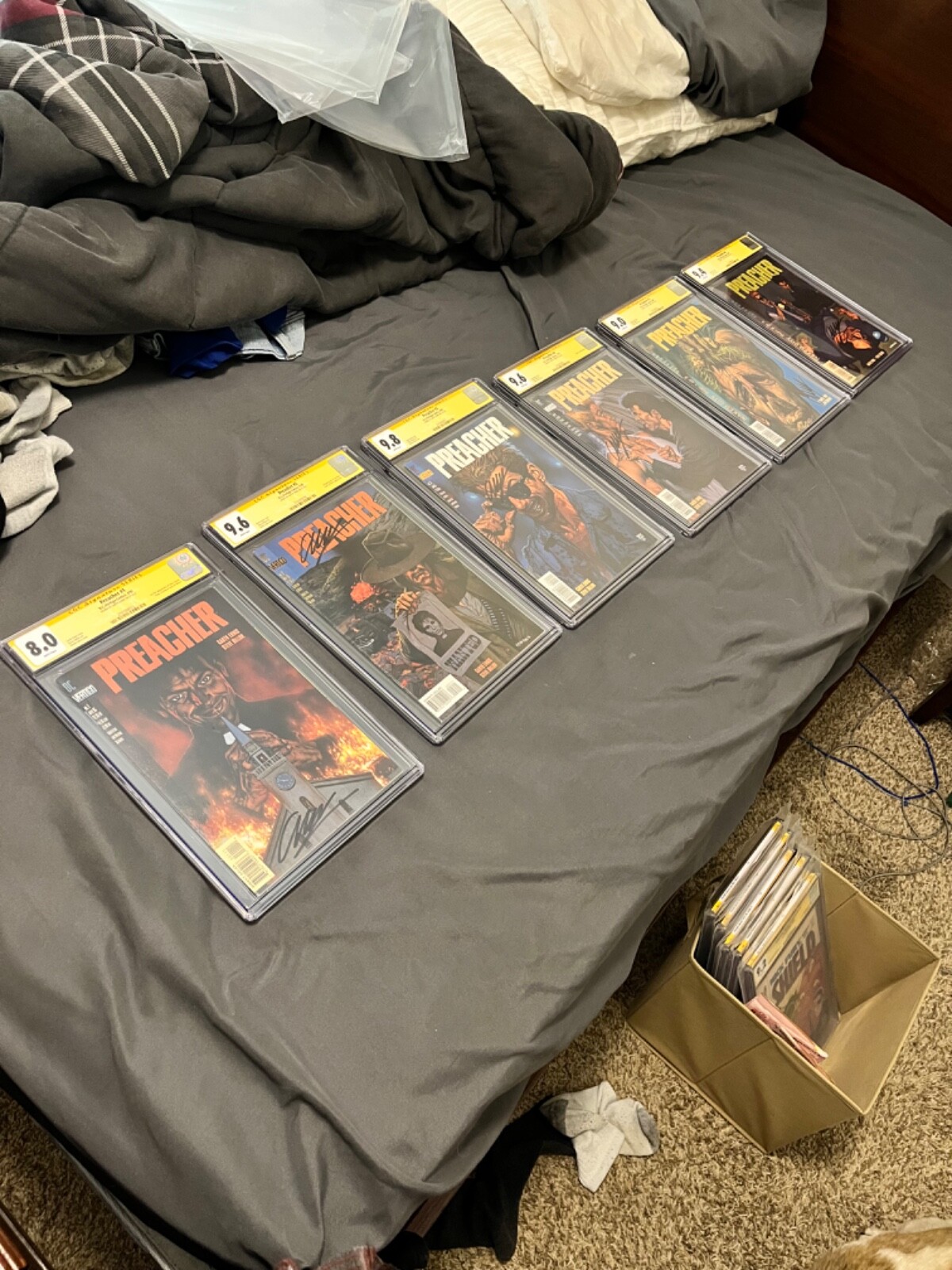 Preacher comics #1-66 full run signed by Garth Ennis Preacher comics #1-66 full run signed by Garth Ennis