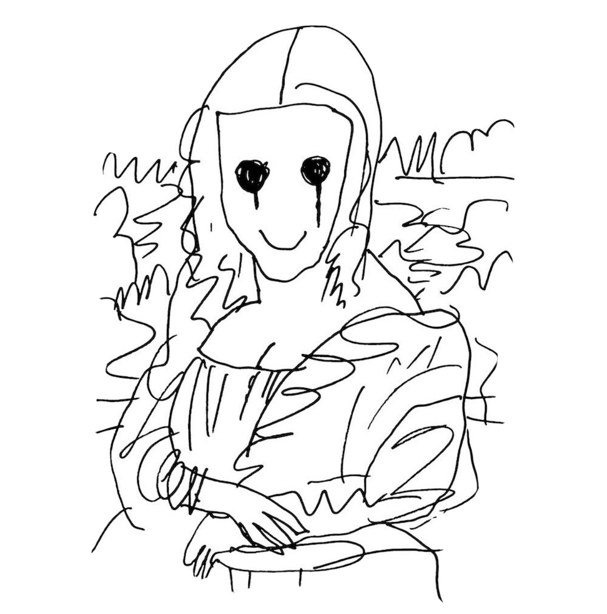 MADSAKI Coffee Break Drawing of Mona Lisa ED 100 kaikai kiki Gallery