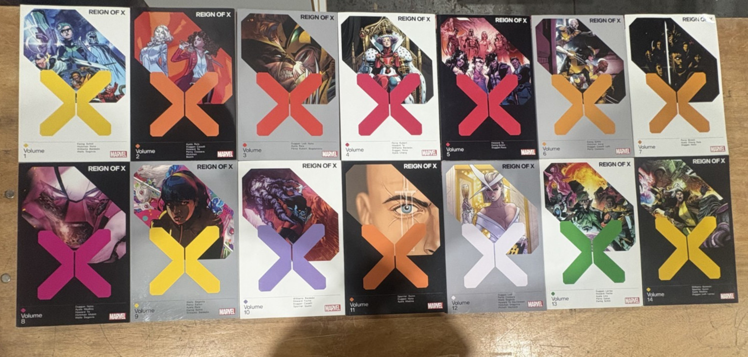 Reign of X Volume 1-14 Complete Set Marvel Comics Rare