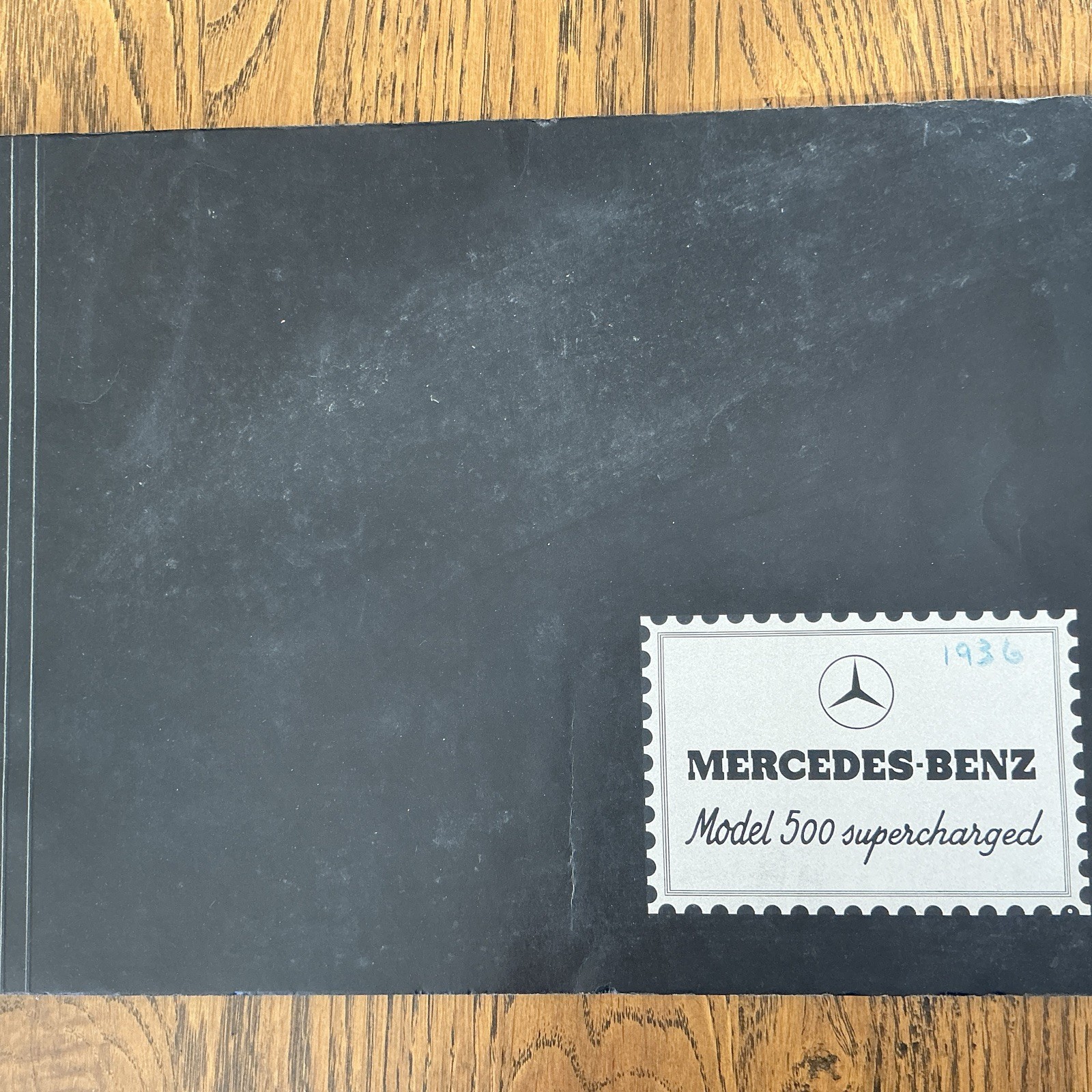 1936 MERCEDES BENZ MODEL 500 TYPE 540K 540 K PRE WAR PREWAR BROCHURE
