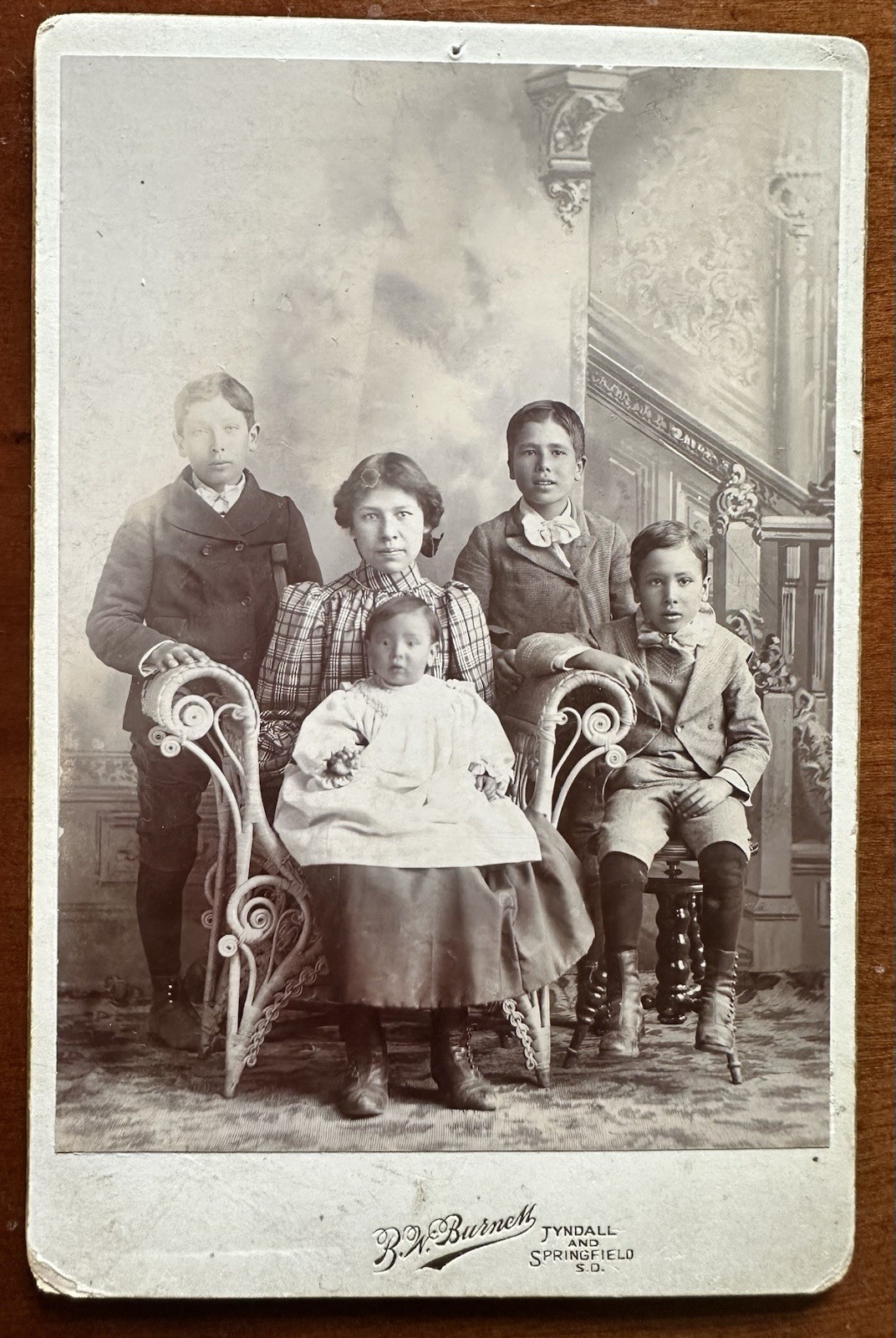 ID'd SANTEE SIOUX Children 1890s South Dakota Photo Native American Rare ID'd SANTEE SIOUX Children 1890s South Dakota Photo Native American Rare