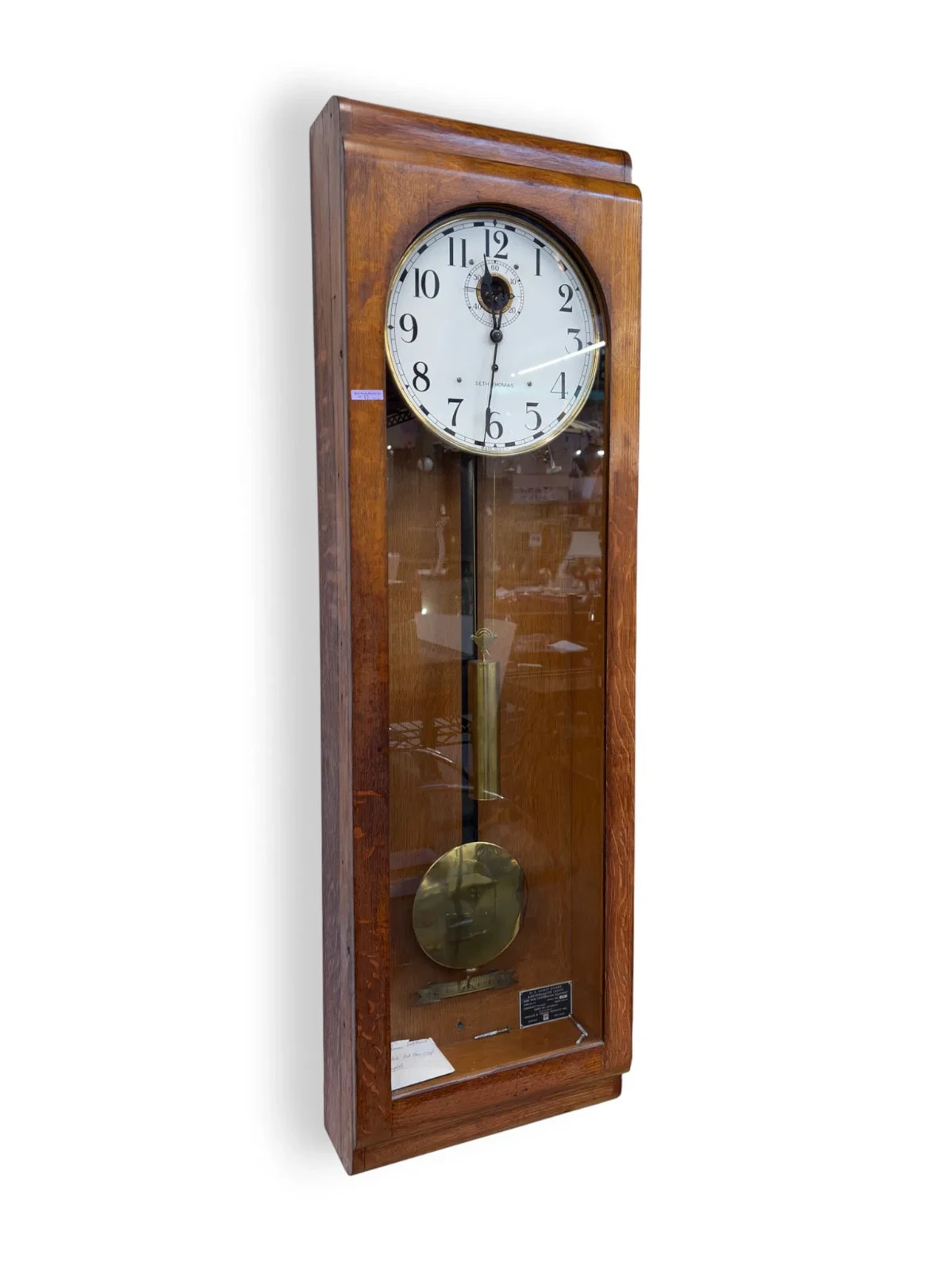 Seth Thomas Regulator 71 U.S. Coast Guard Radio Beacon Clock Seth Thomas Regulator 71 U.S. Coast Guard Radio Beacon Clock