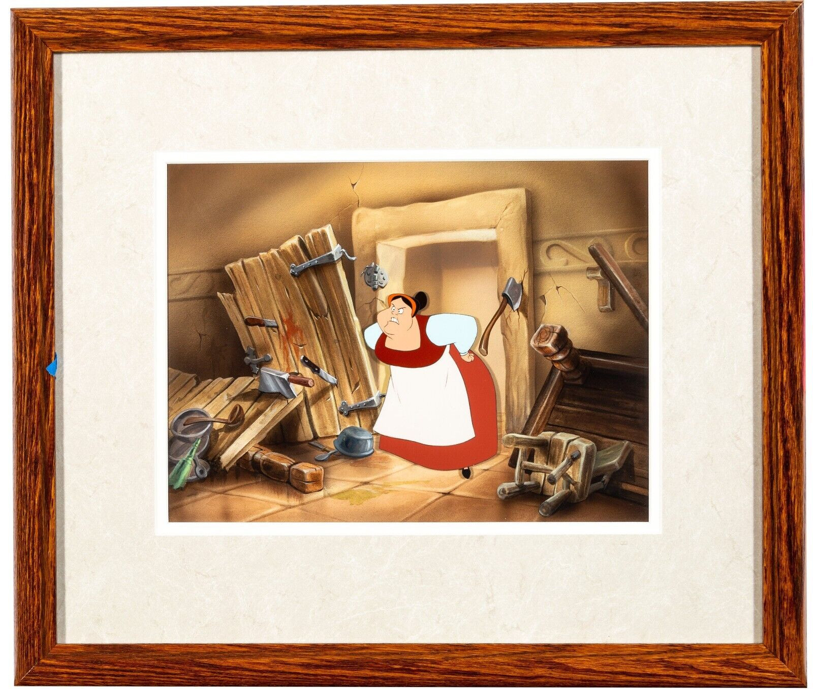 Little Mermaid (1989) Original Key Master Production cel background Sotheby's Little Mermaid (1989) Original Key Master Production cel background Sotheby's