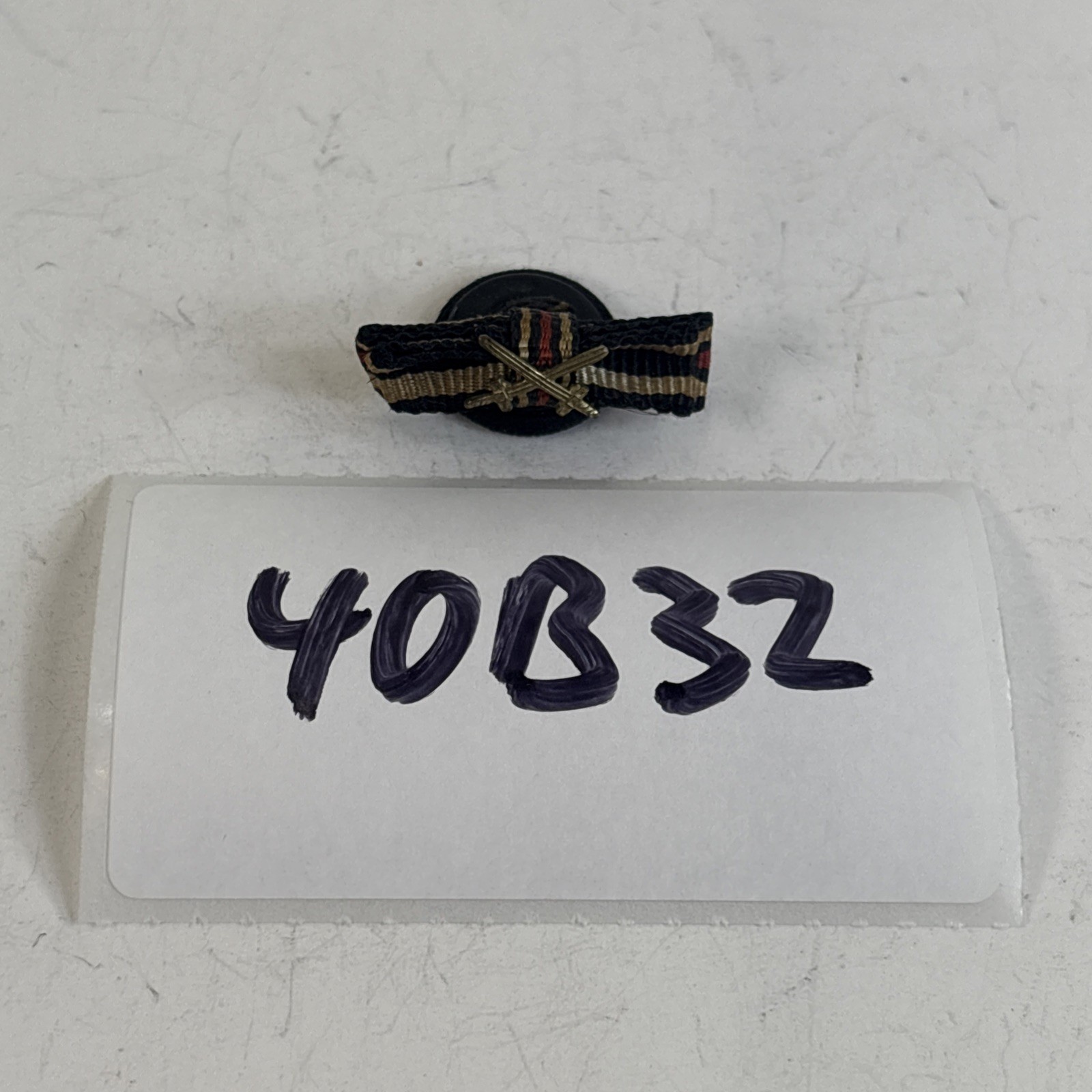 Pre-WW2 German Button Hole Ribbon 1914 Iron Cross Sword Insignia 40B32