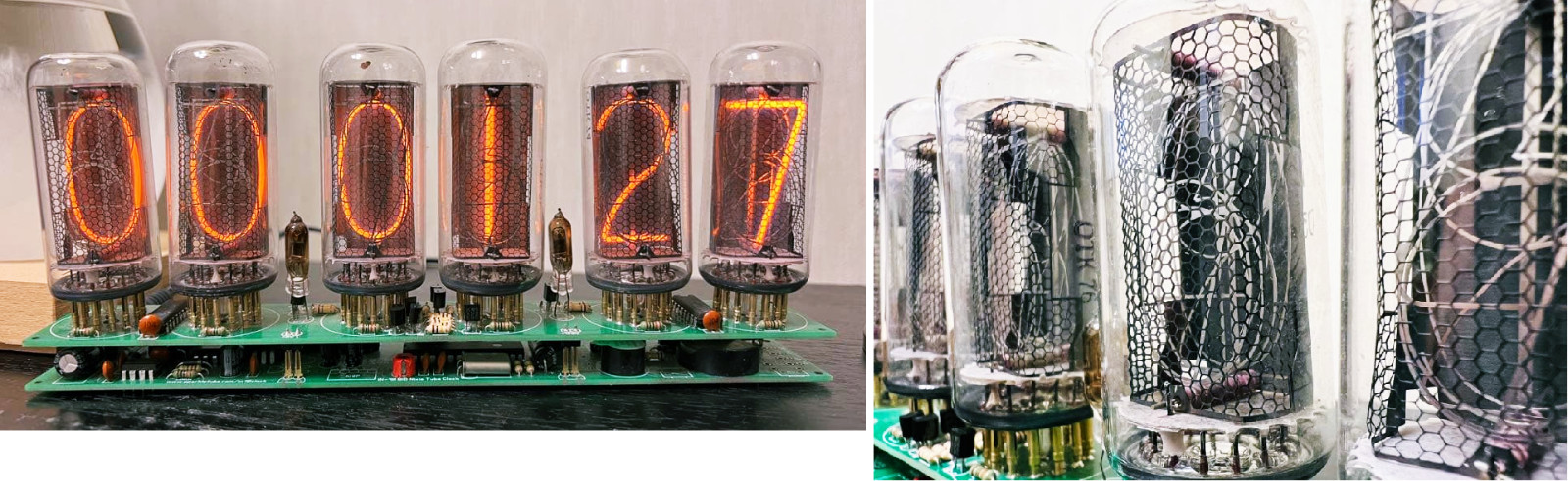 Authentic IN-18 Nixie Tube Clock Steins Gate Divergence Meter Tube Retro Rare Authentic IN-18 Nixie Tube Clock Steins Gate Divergence Meter Tube Retro Rare