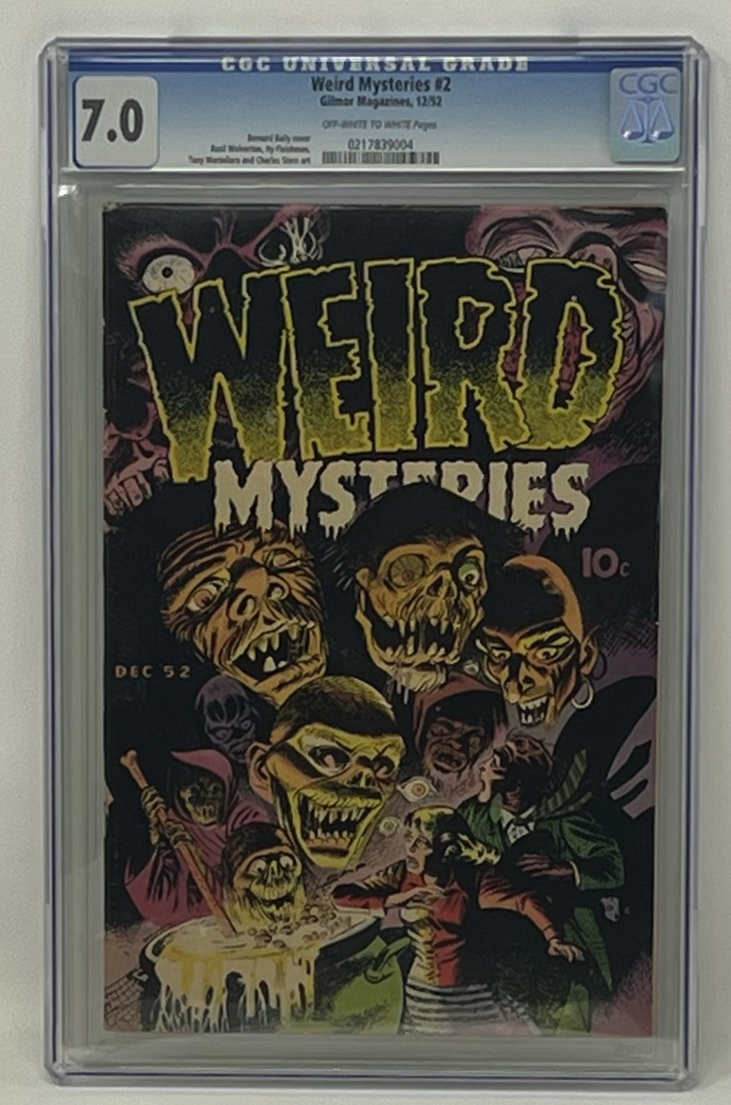 Weird Mysteries #2 CGC 7.0 (1952, Gilmor Magazines)