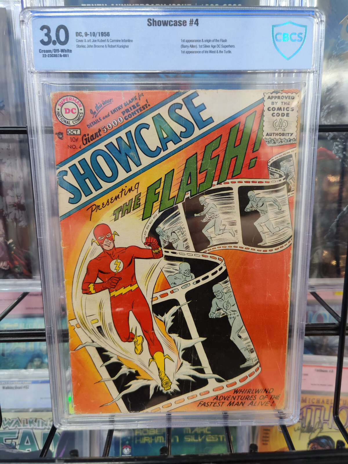 SHOWCASE #4 (1956) - CBCS GRADE 3.0 - 1ST APPEARANCE OF THE FLASH BARRY ALLEN