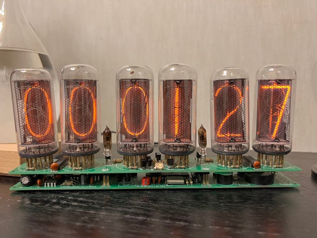 Authentic IN-18 Nixie Tube Clock Steins Gate Divergence Meter Tube Retro New JP Authentic IN-18 Nixie Tube Clock Steins Gate Divergence Meter Tube Retro New JP