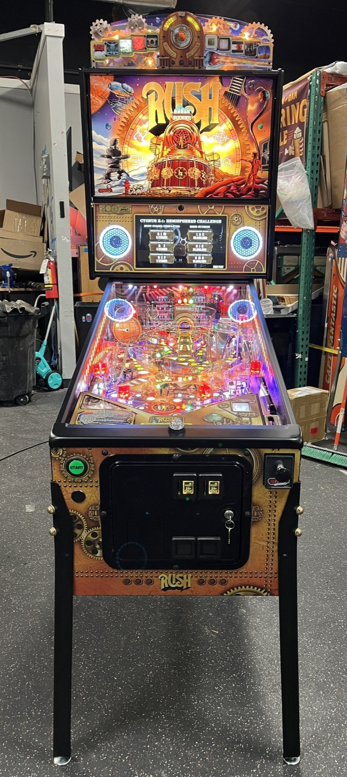 STERN RUSH LIMITED EDITION PINBALL MACHINE LOADED LE 2022 STERN RUSH LIMITED EDITION PINBALL MACHINE LOADED LE 2022