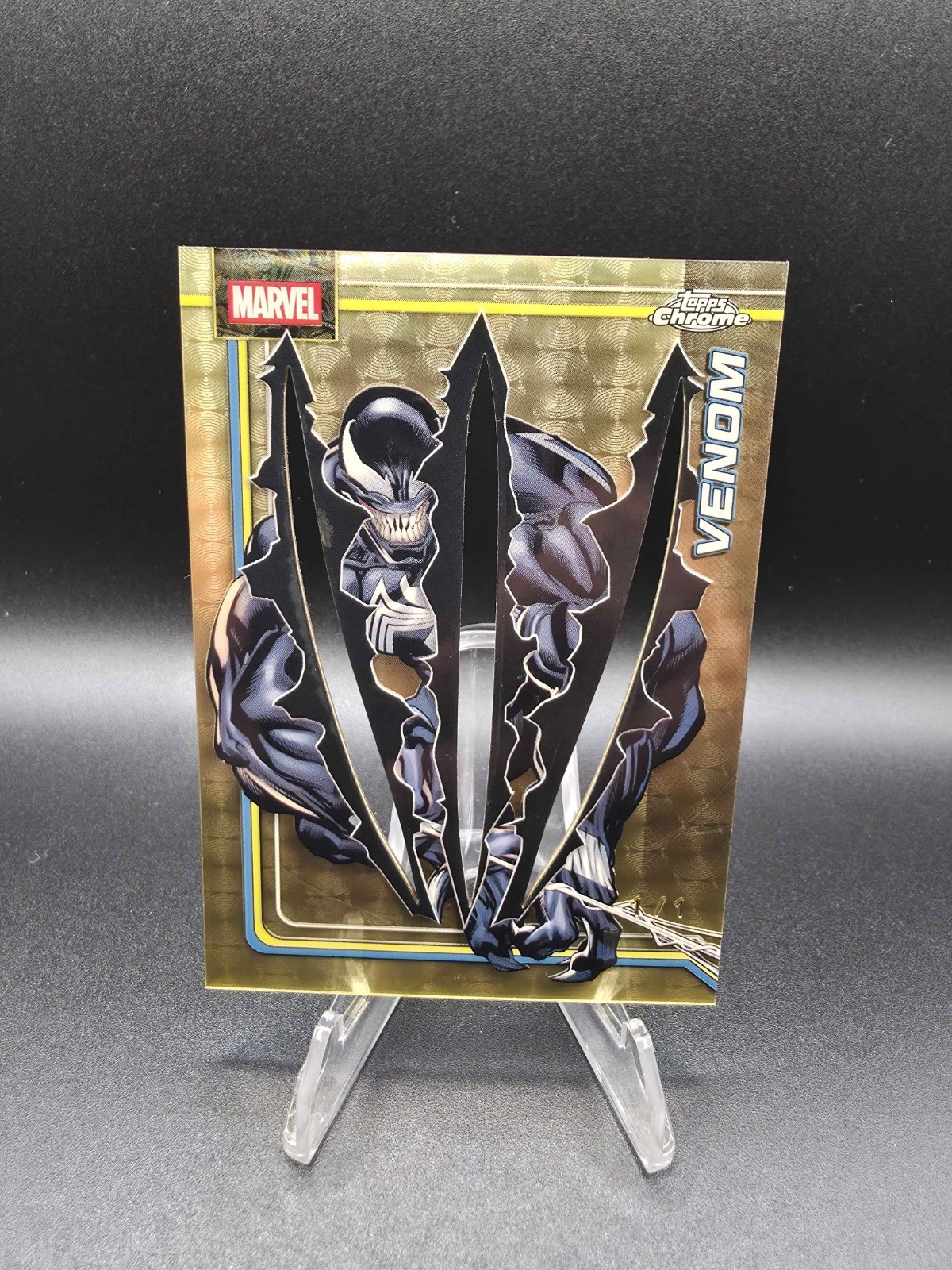 2026 Topps Chrome Marvel Clawed Chrome Superfractor Venom 1/1