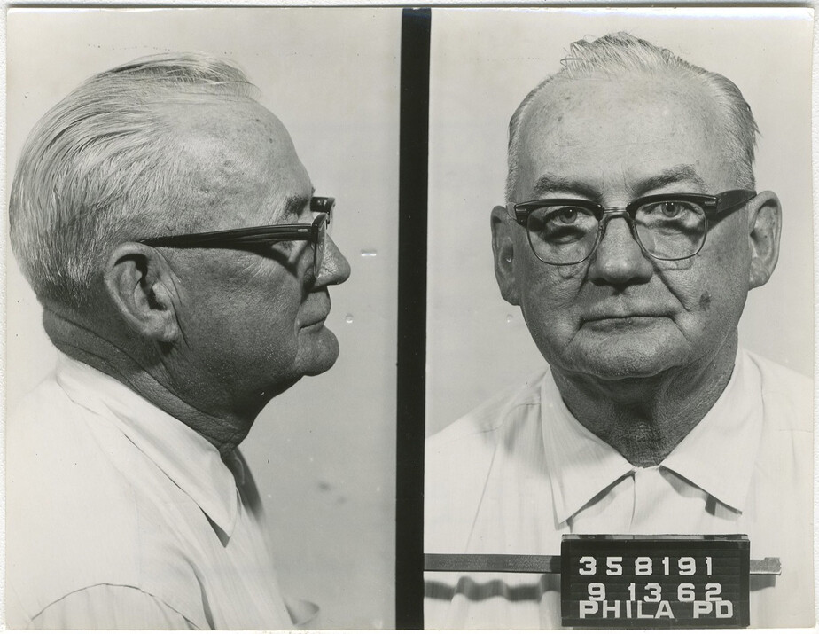 Bertillon Photo Identification Police Mug Shot USA Philadelphia 1962 Bertillon Photo Identification Police Mug Shot USA Philadelphia 1962