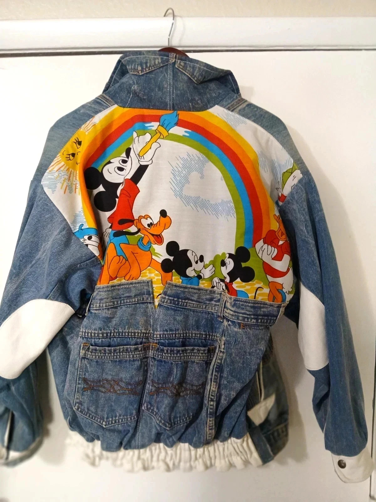 Mickey Mouse Disney Jacket Custom Made for David Hasselhoff L-XL Big H Mickey Mouse Disney Jacket Custom Made for David Hasselhoff L-XL Big H