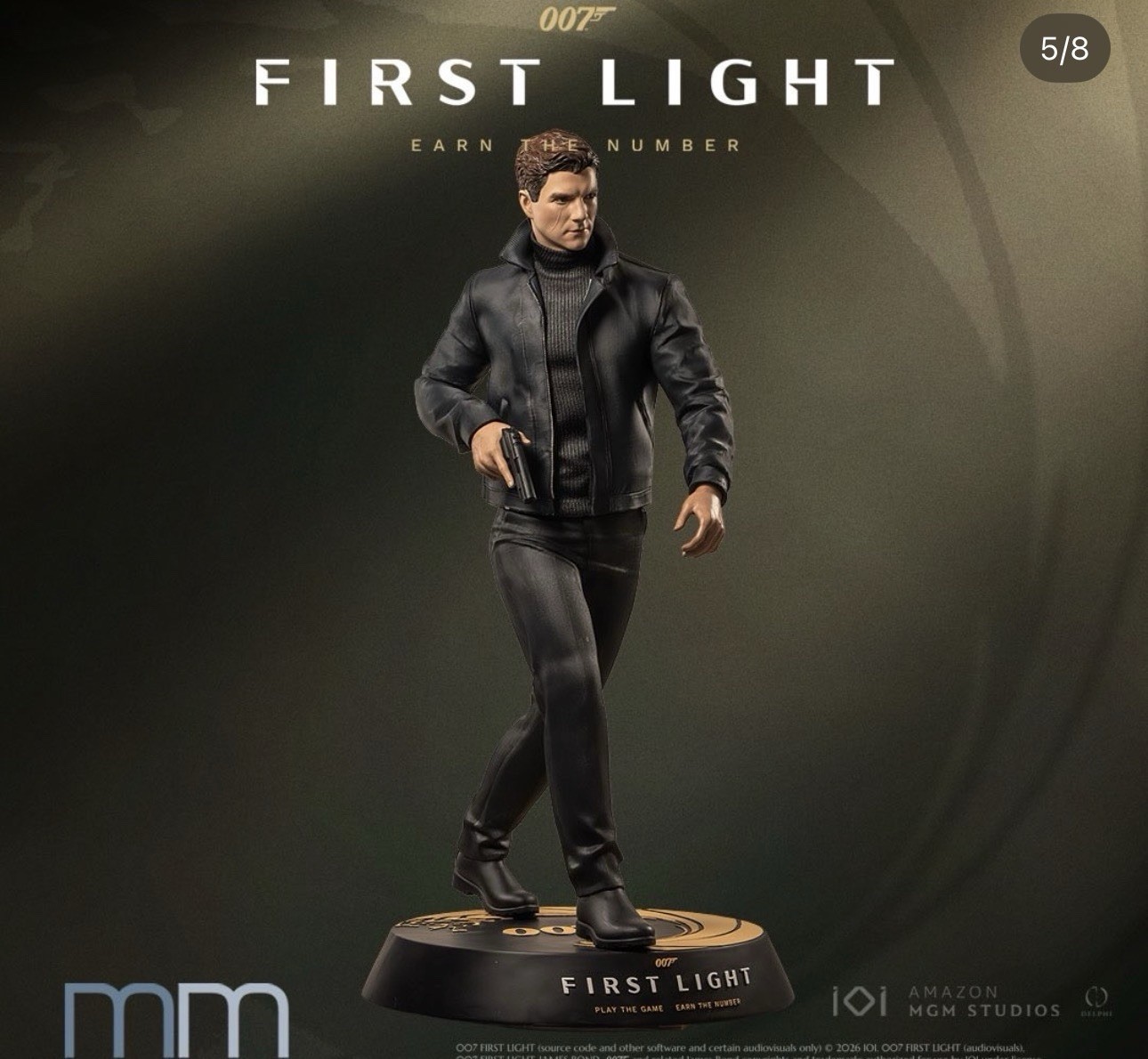 180cm (6ft) James Bond 1 Of 6 Life Size 007 First Light Statue 180cm (6ft) James Bond 1 Of 6 Life Size 007 First Light Statue
