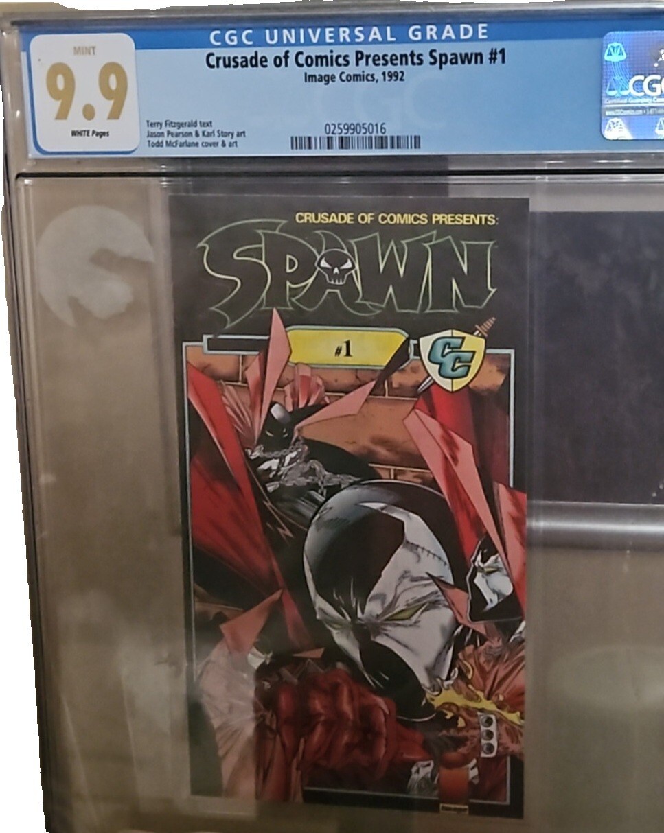 Crusade of Comics Presents Spawn#1 CGC 9.9 }1:1{ HIGHEST GRADED COPY ON EBAY😉 Crusade of Comics Presents Spawn#1 CGC 9.9 }1:1{ HIGHEST GRADED COPY ON EBAY😉