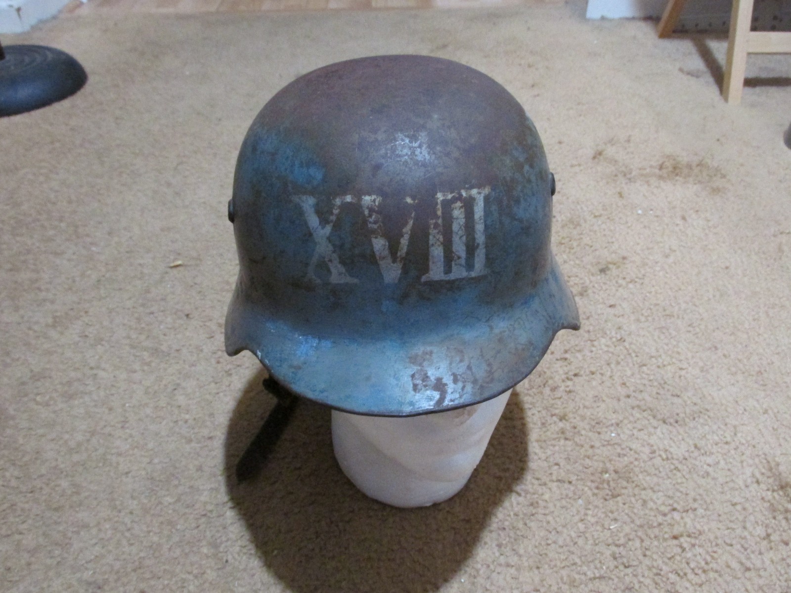 WW2 Hungarian Lego helmet used until 1950 for district 18