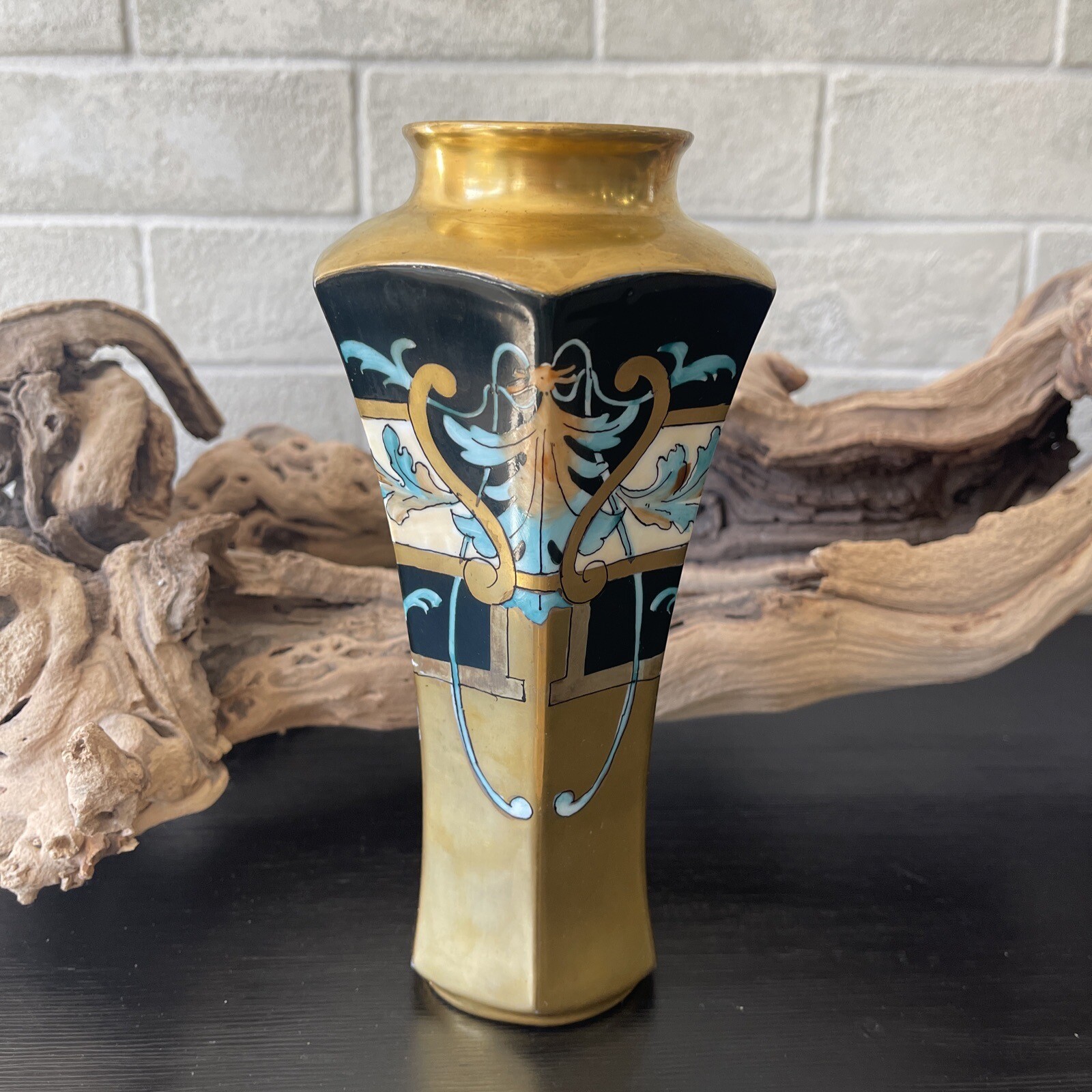 Limoges France Pickard Studio of Chicago 1903 Hand Painted Vase by Artist Limoges France Pickard Studio of Chicago 1903 Hand Painted Vase by Artist
