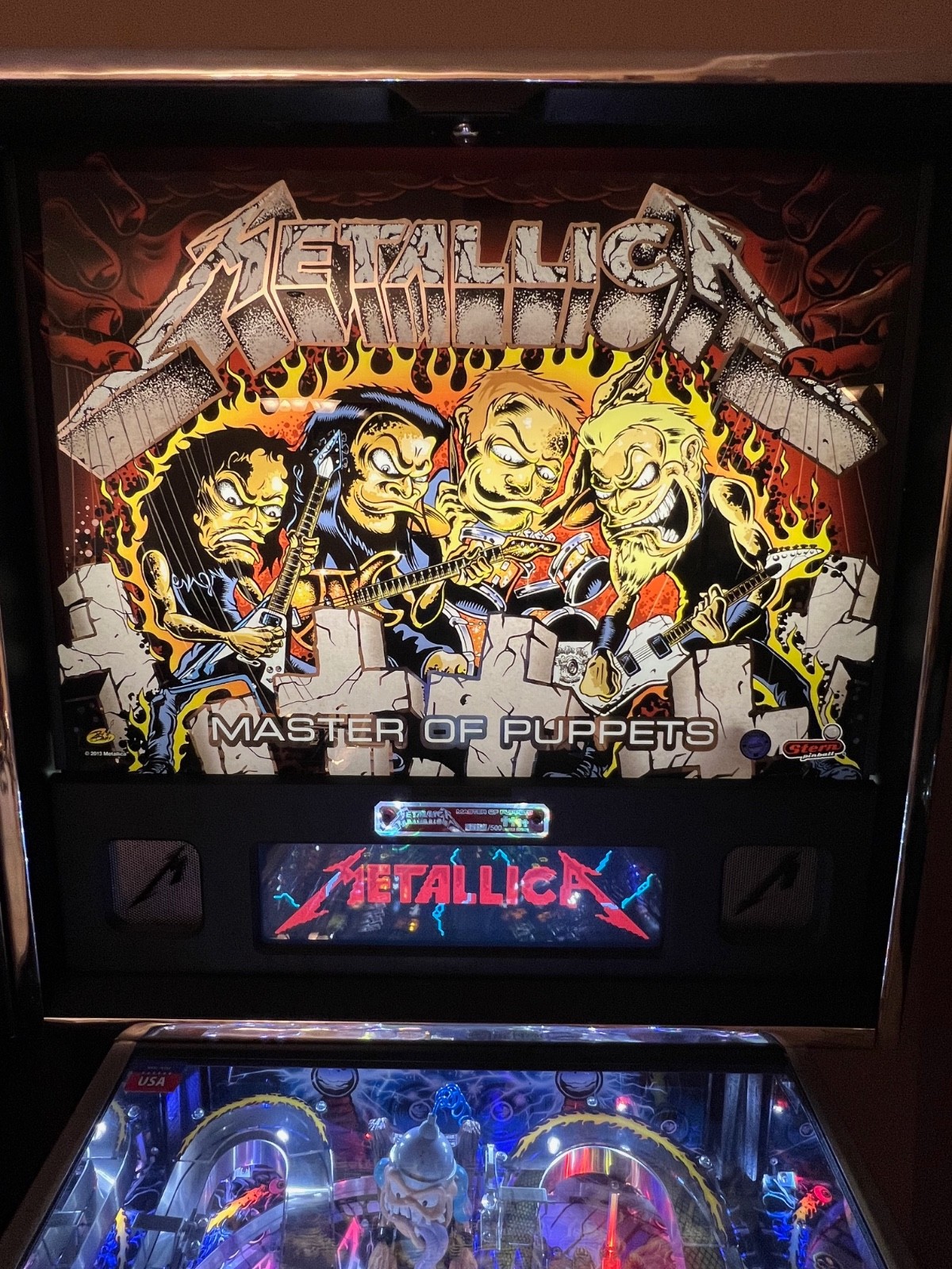 Metallica Master of Puppets Limited Edition (LE) Pinball Machine For Collectors Metallica Master of Puppets Limited Edition (LE) Pinball Machine For Collectors