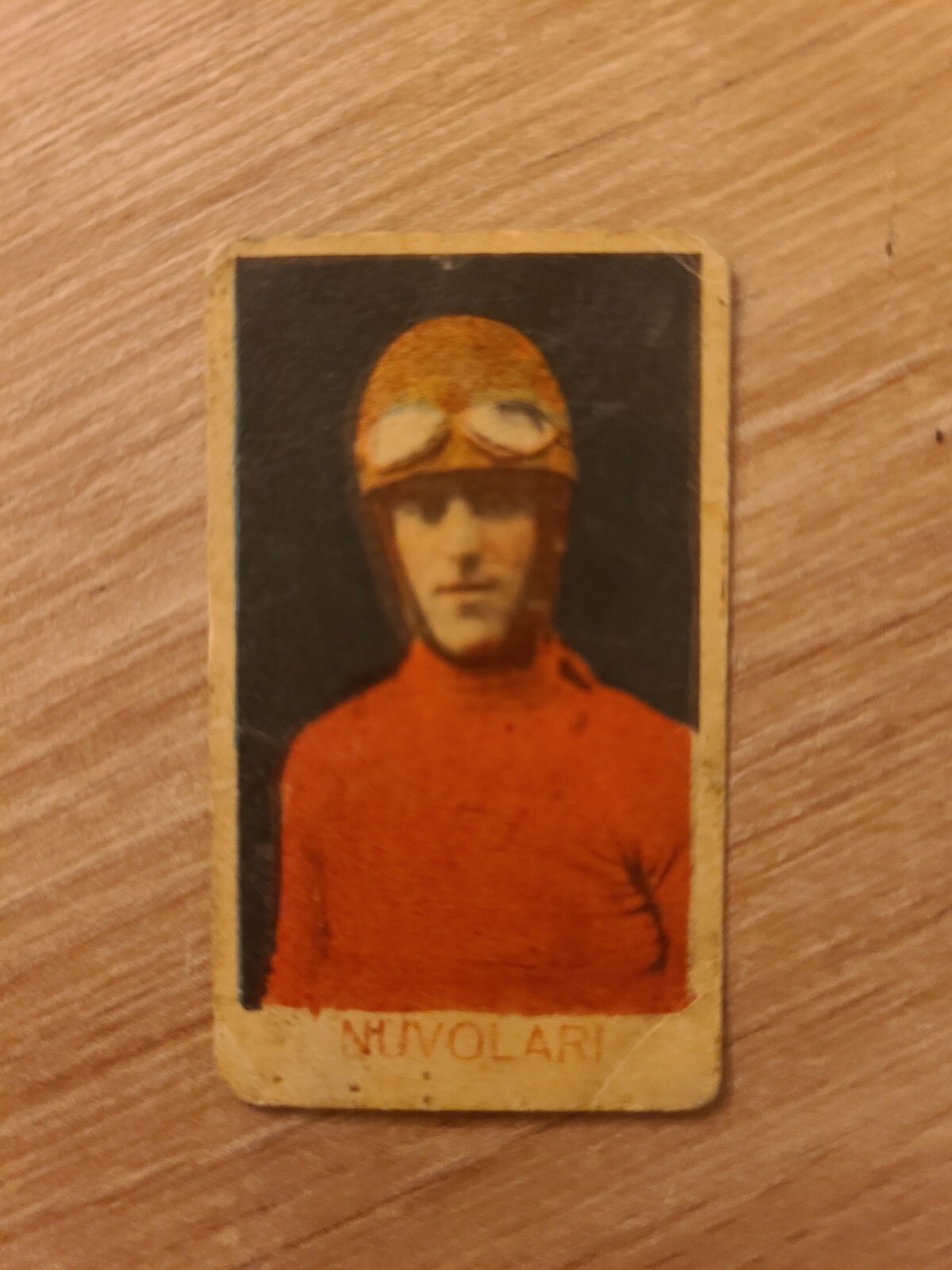 1930-39 PREWAR Chocolate Raineri Milan TAZIO NUVOLARI Sticker Figure