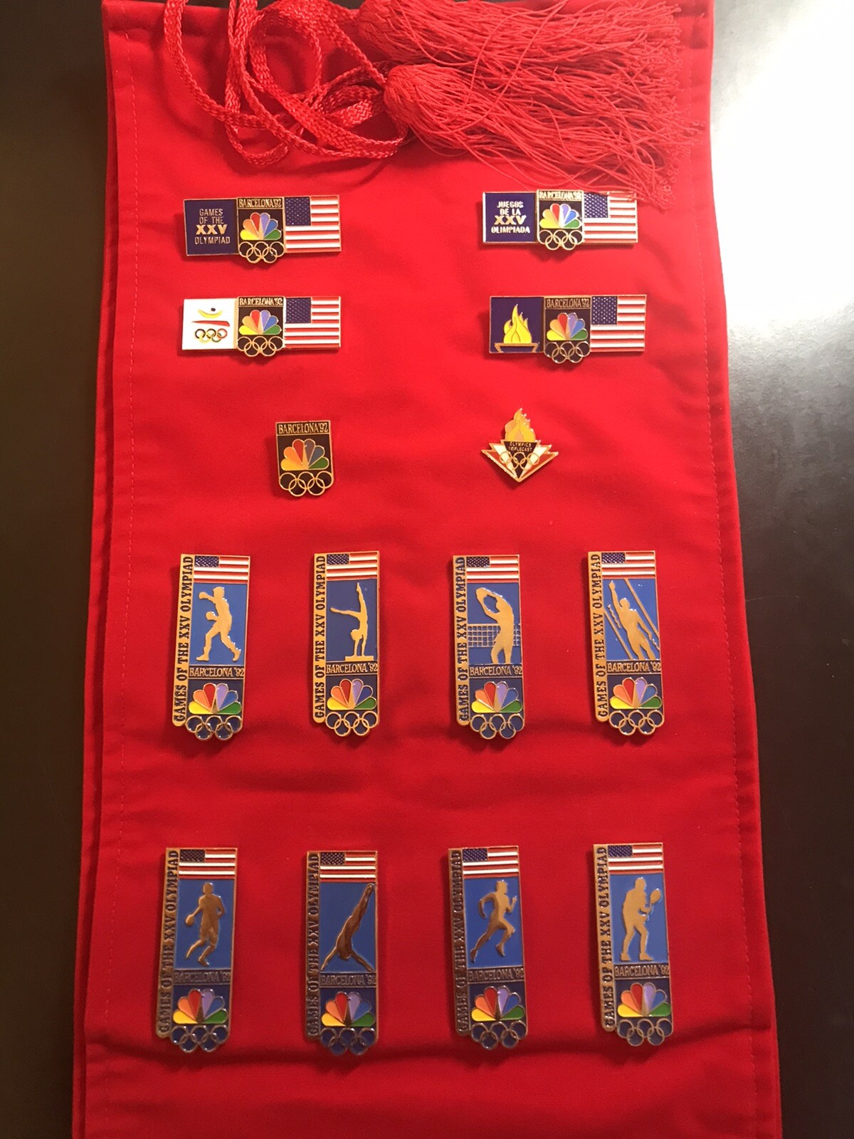COMPLETE NBC BARCELONA 1992 OLYMPICS PIN SET. Rare COMPLETE NBC BARCELONA 1992 OLYMPICS PIN SET. Rare