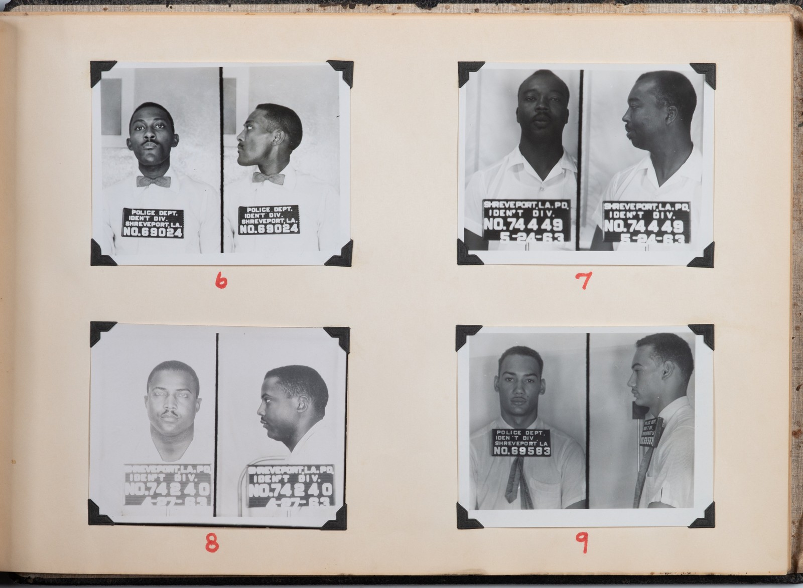1962 Mugshot Photo Album African American Civil Rights 1962 Mugshot Photo Album African American Civil Rights