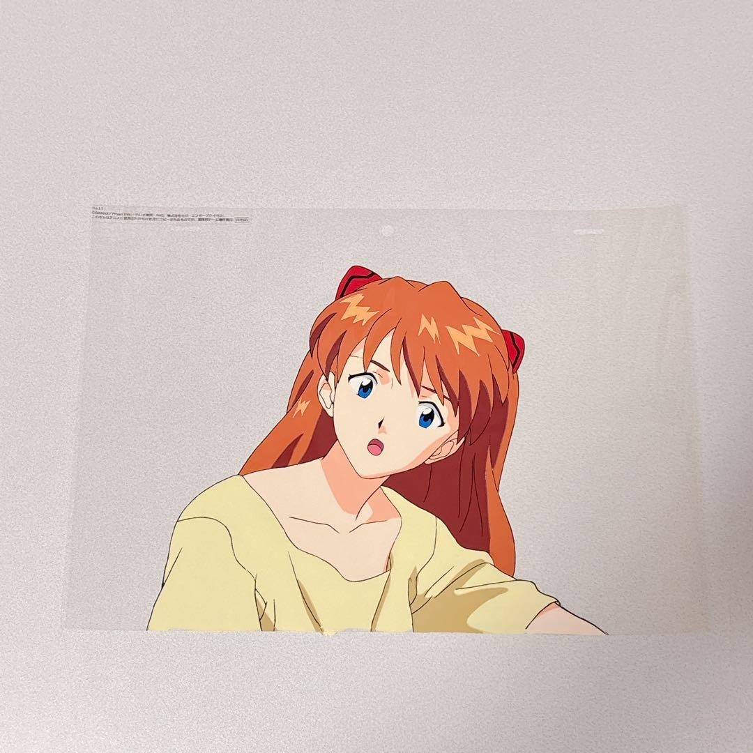 Evangelion limited edition hand-drawn cel Asuka Character Goods collection e90 Evangelion limited edition hand-drawn cel Asuka Character Goods collection e90