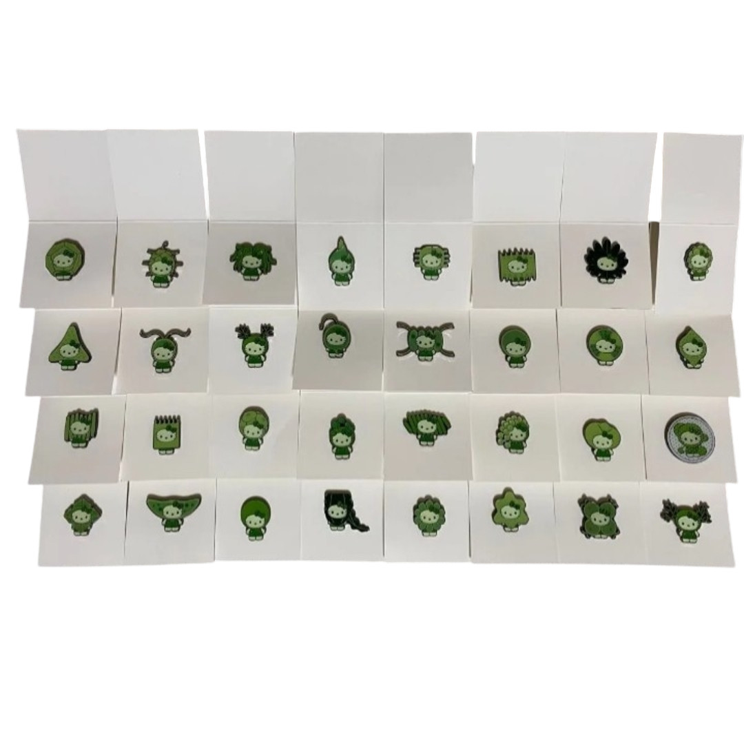 Osaka Expo 2025 Limited Sanrio Hello Kitty Algae Pin Badge complete Set of 32
