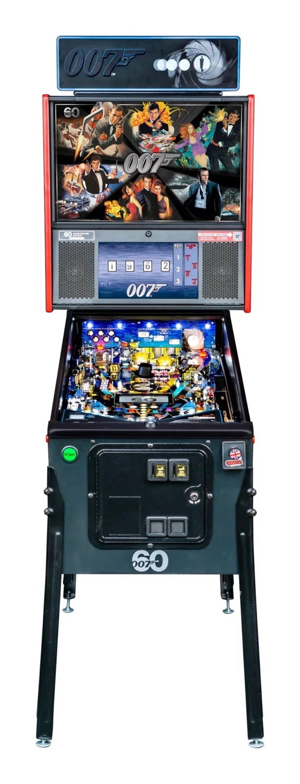 James Bond 007 60th Anniversary Limited Edition Pinball Machine NIB