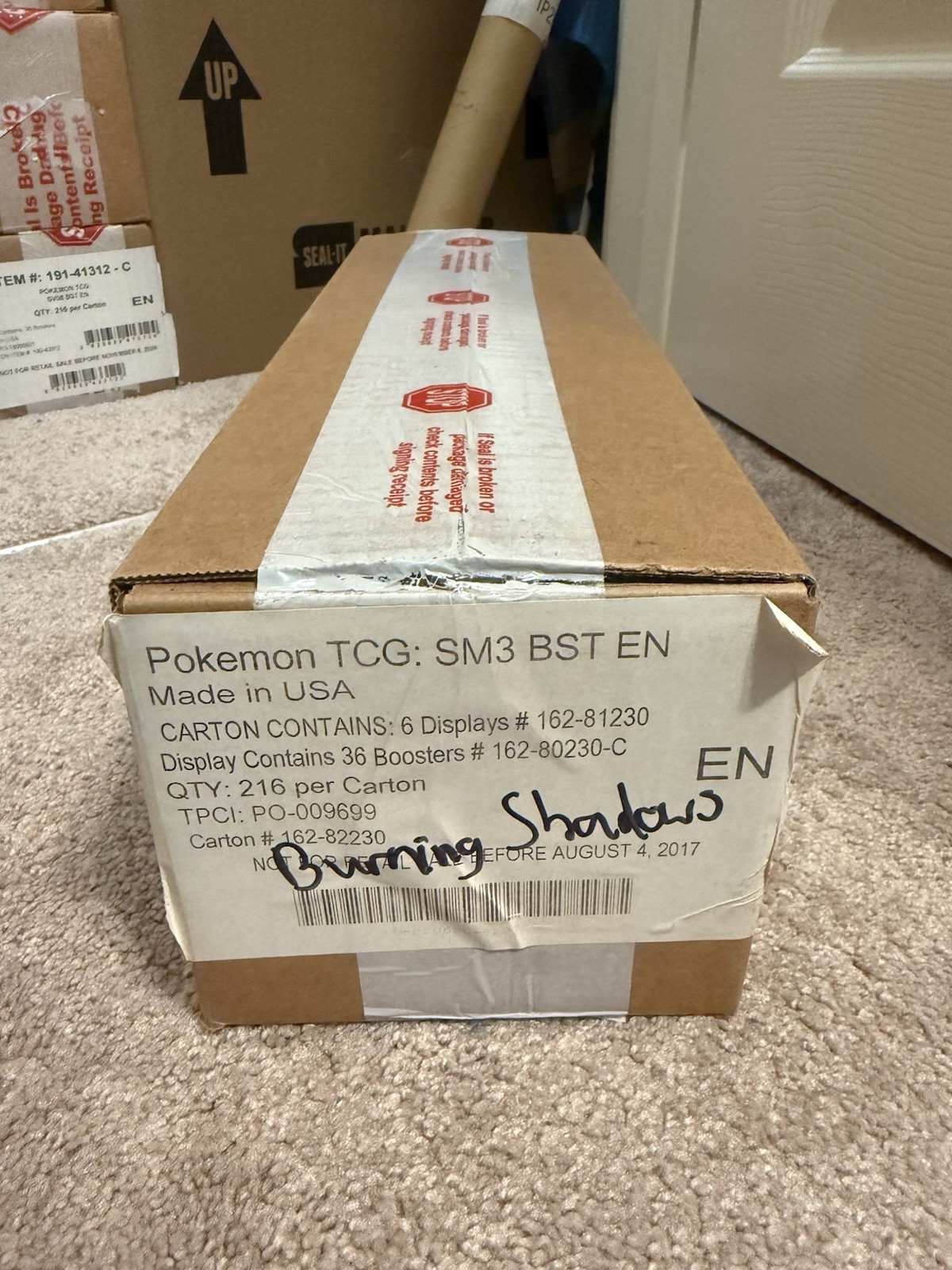 Pokemon Sun & Moon Burning Shadows Booster Box Case Factory Sealed 📈🔥💎 Pokemon Sun & Moon Burning Shadows Booster Box Case Factory Sealed 📈🔥💎