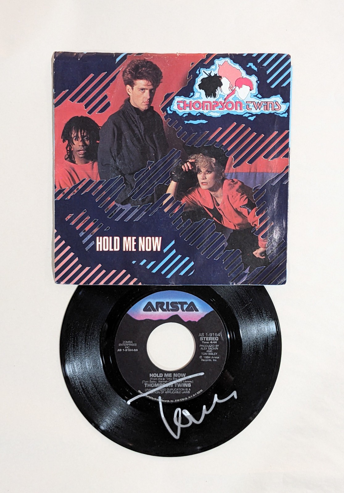 THOMPSON TWINS Tom Bailey SIGNED 7